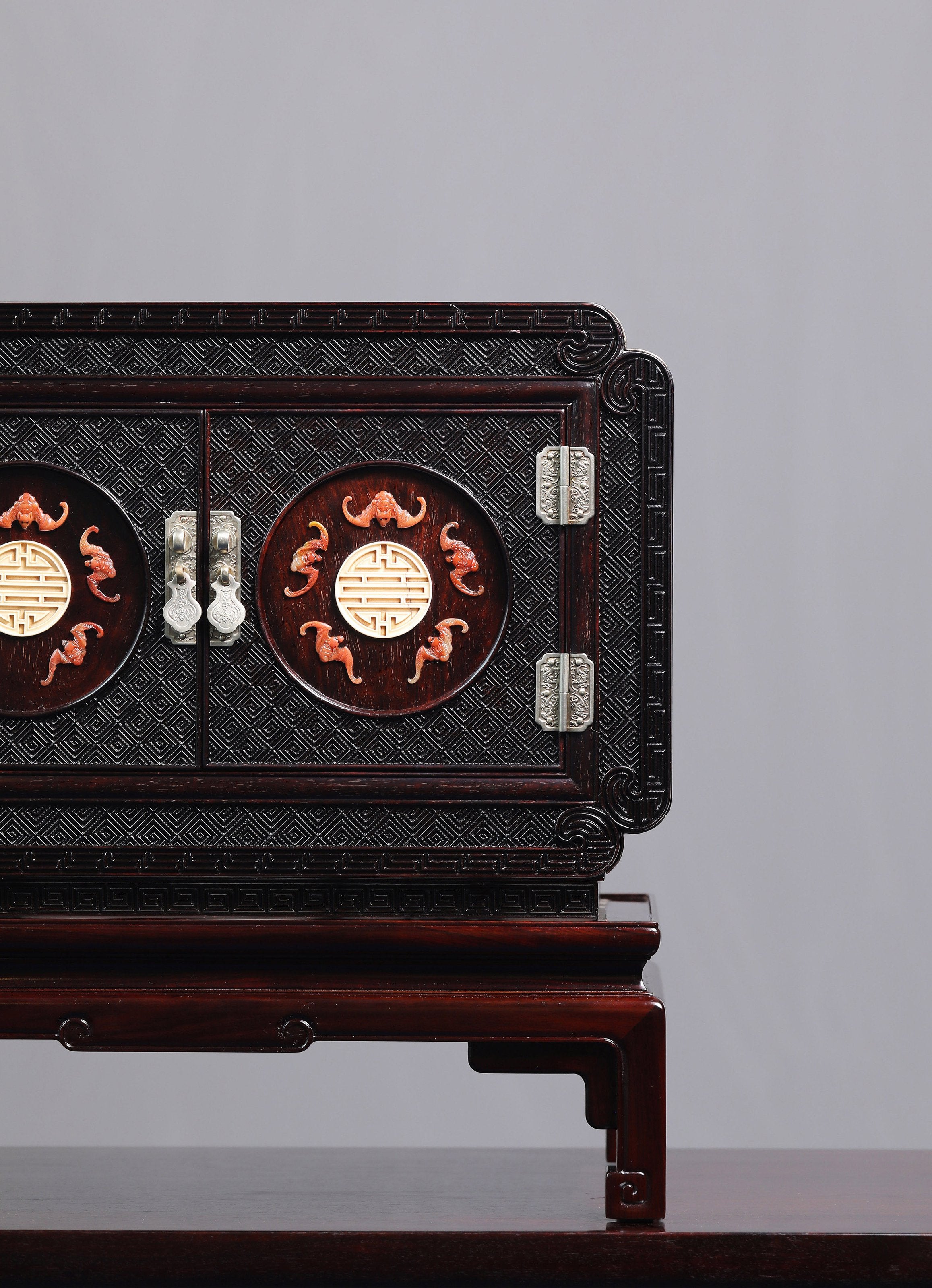 鑲玉五福臨門寶箱