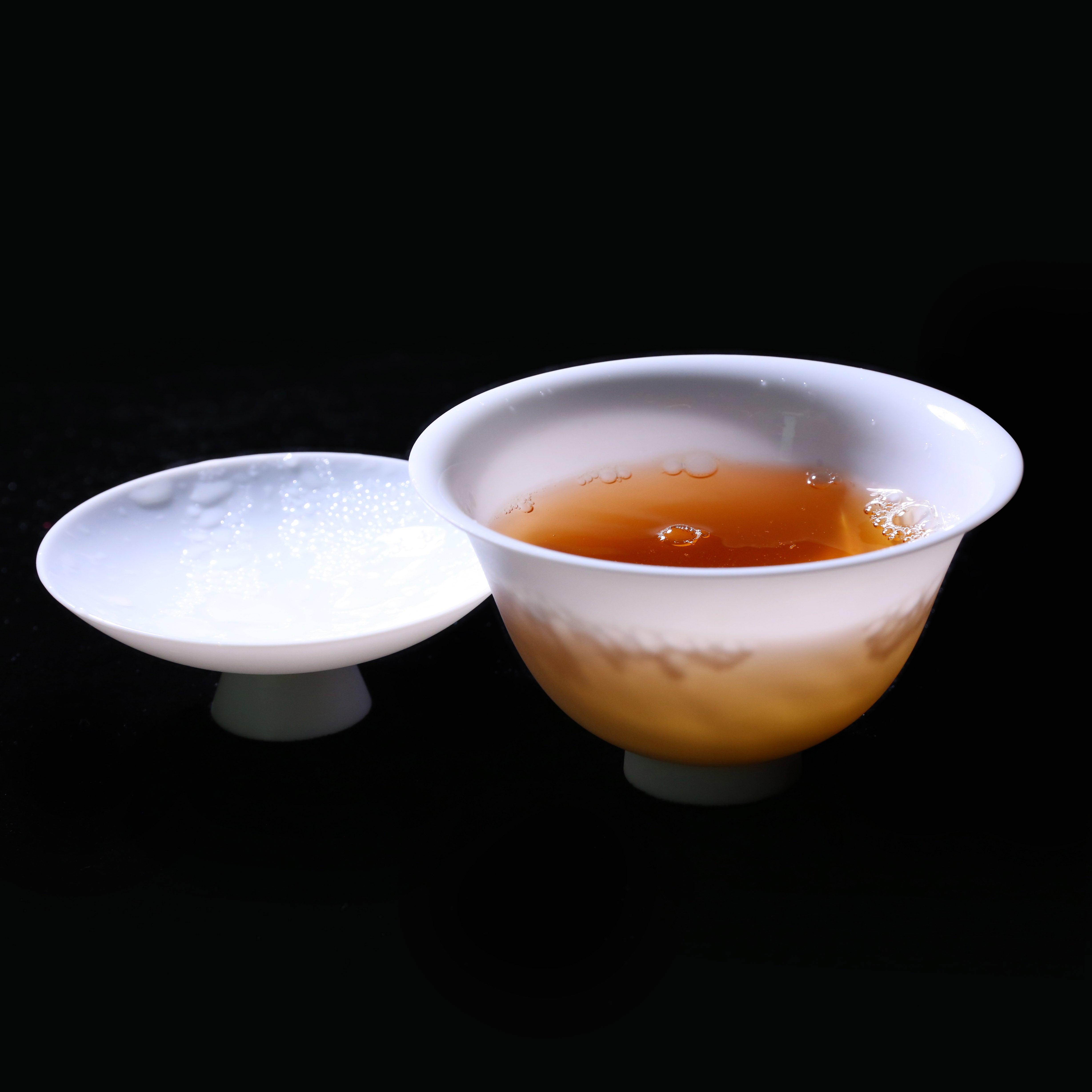 Dayazhai Plain Porcelain Lidded Bowl / Cup