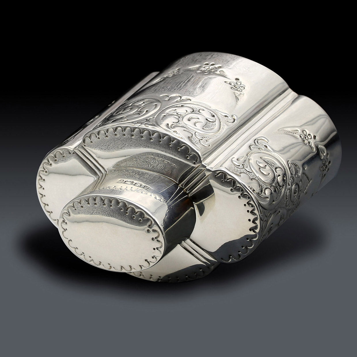 Atkin1895年 在谢菲尔德制纯银茶叶罐