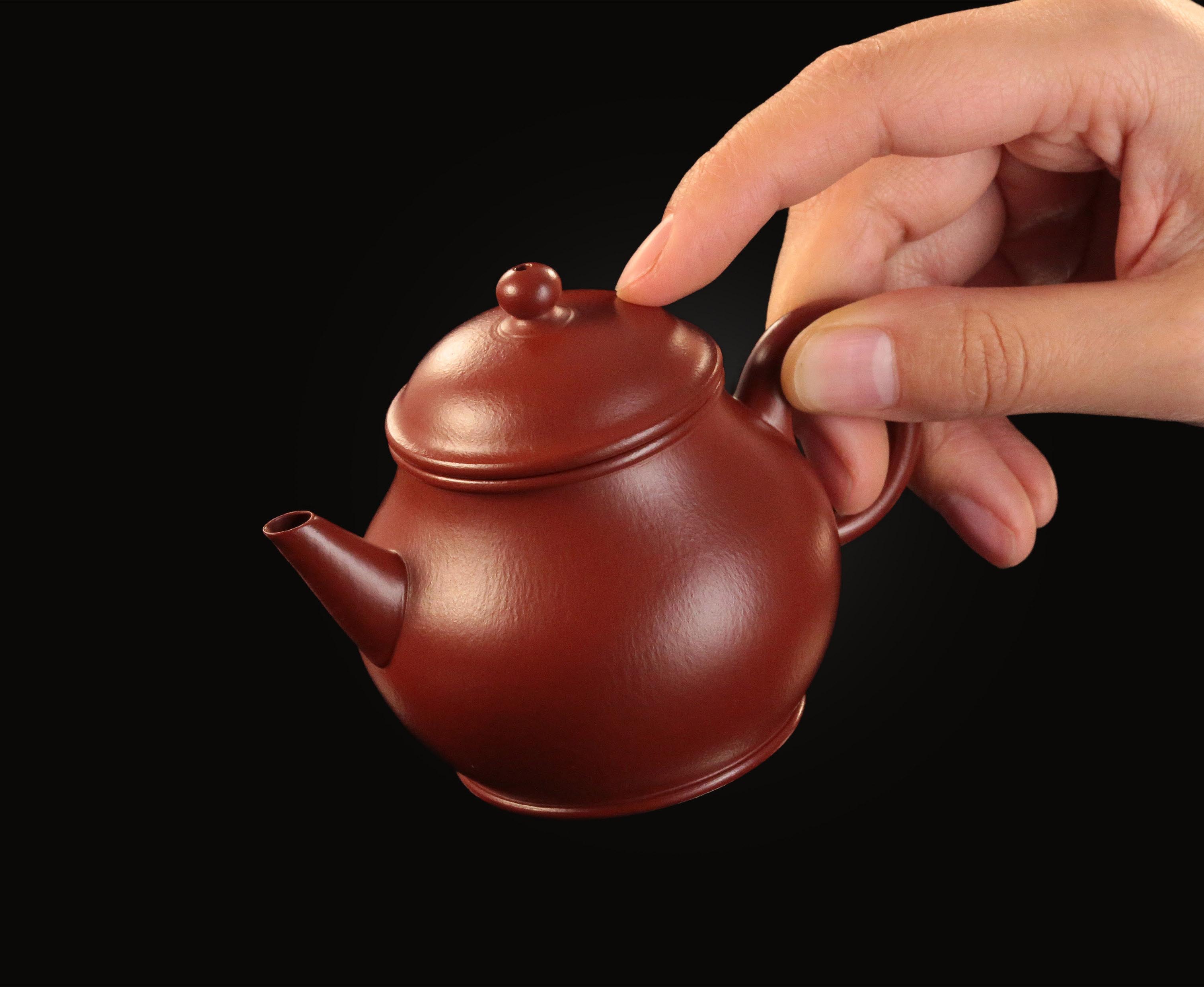 Xiaomeiyao Zhuni Clay Guava-shaped Shuiping Teapot