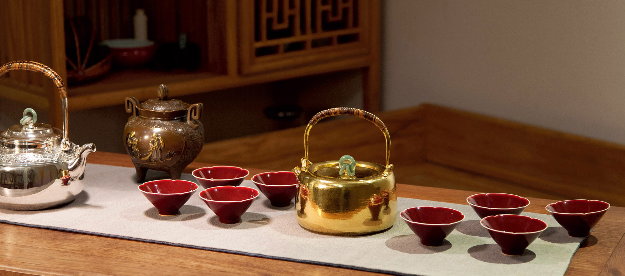 Bukchon|Pure gold jasper ring