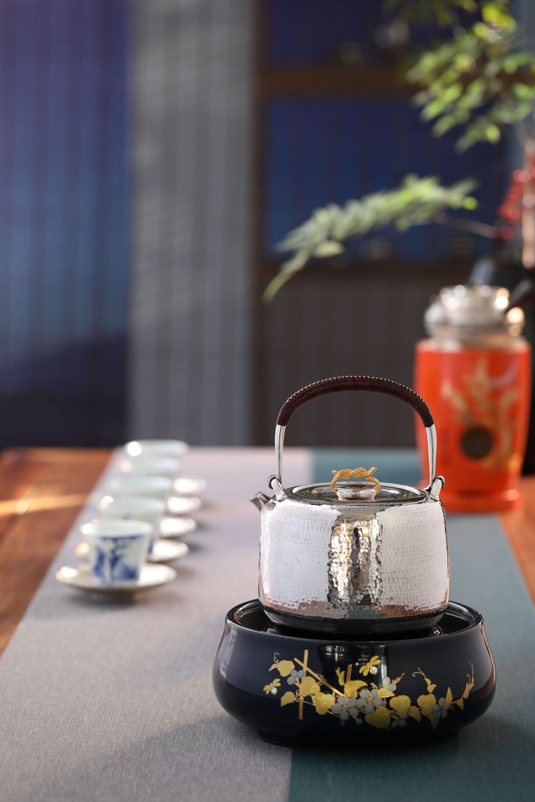 北村金藤齊錘銀壺