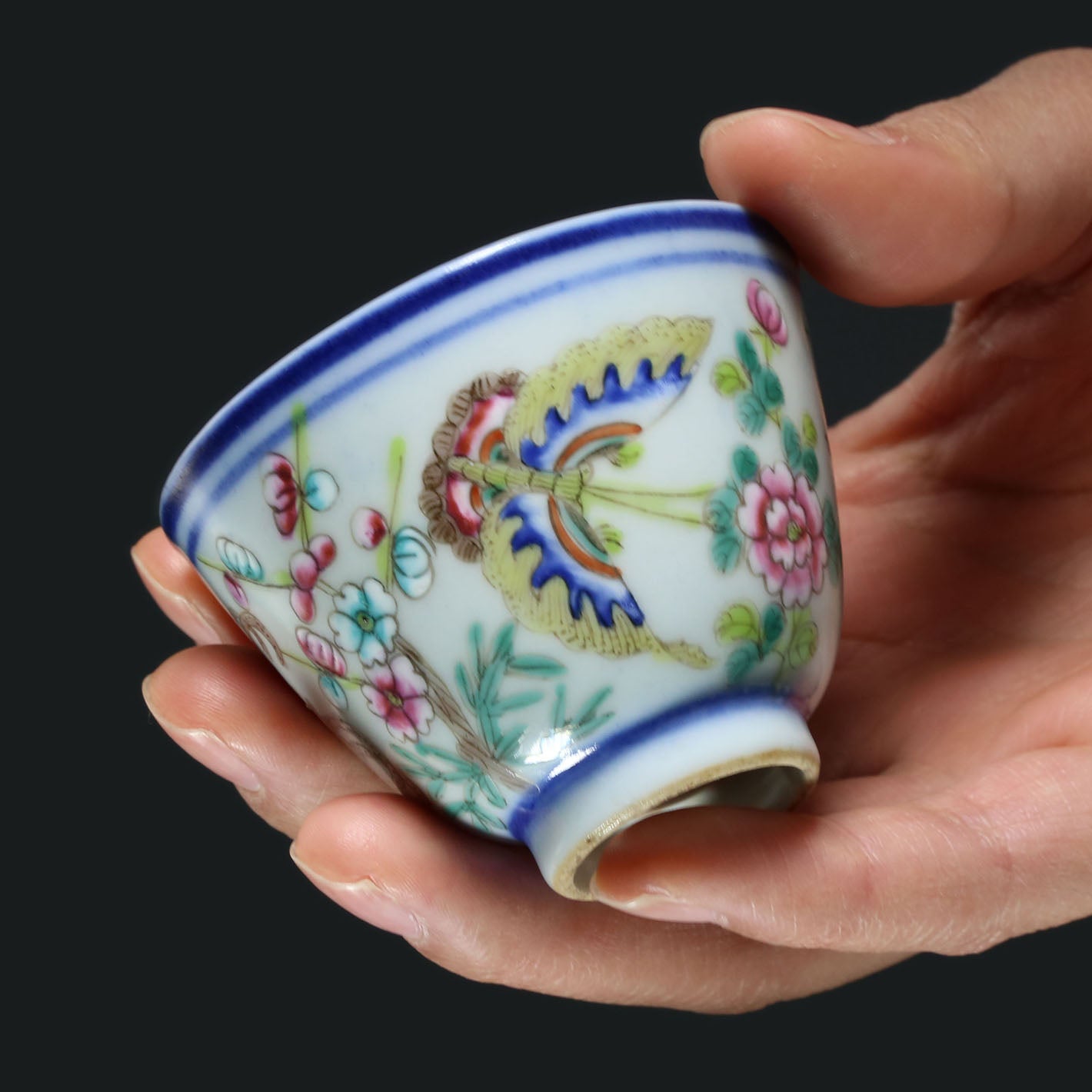 比翼双飞 斗彩杯