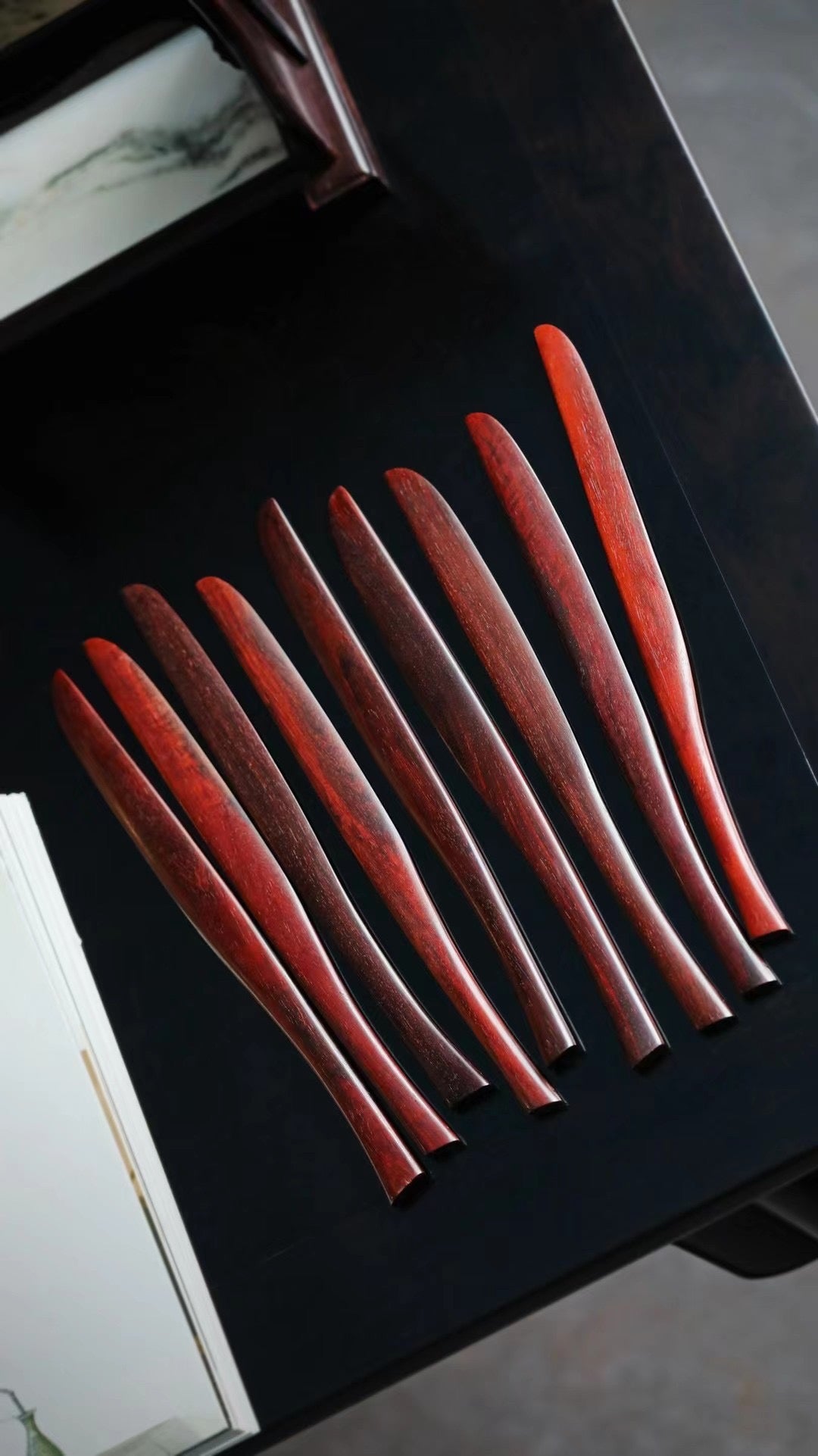 黄花梨丨紫檀丨文房裁纸刀