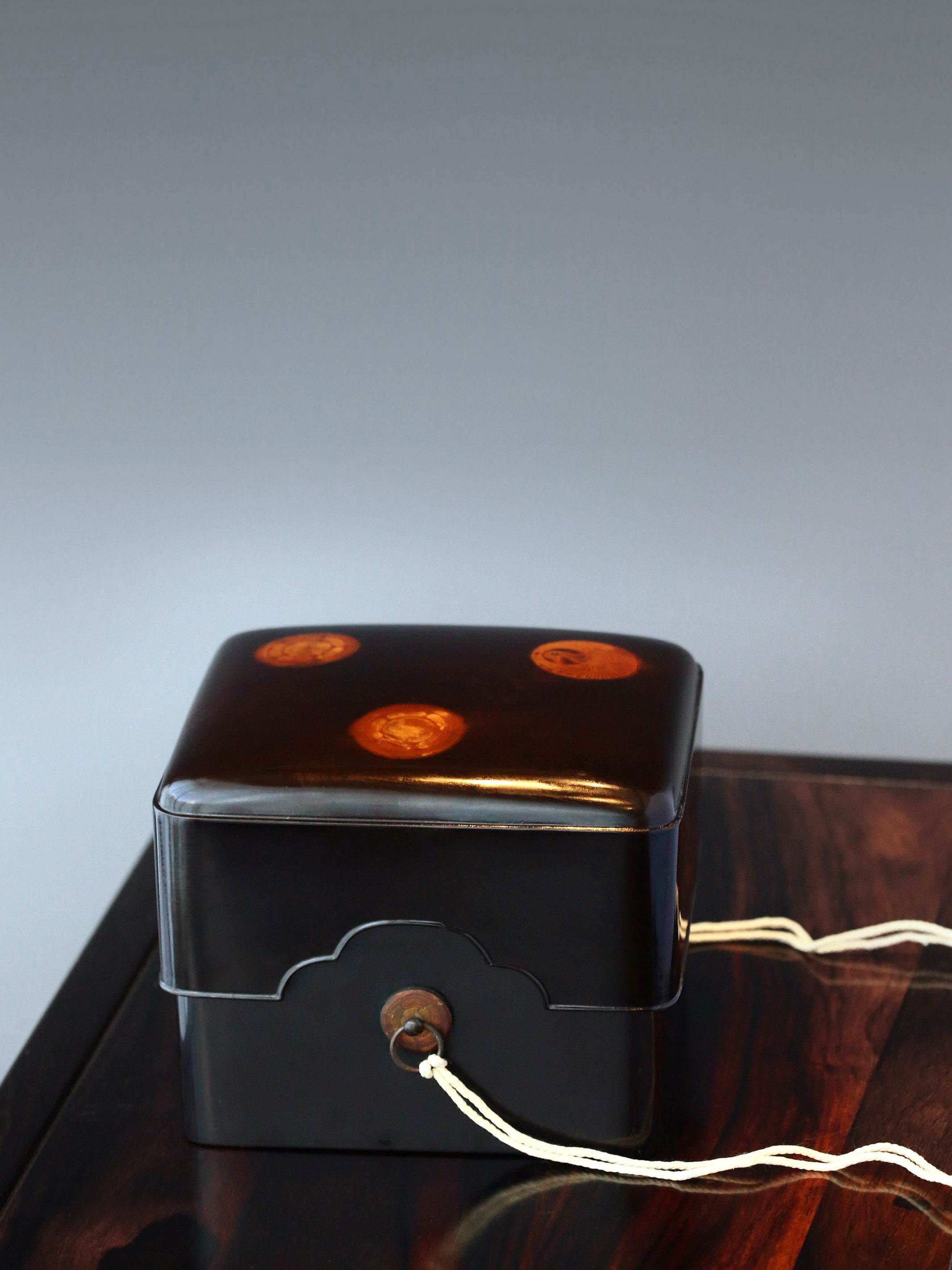 日本江户大漆茶道箱