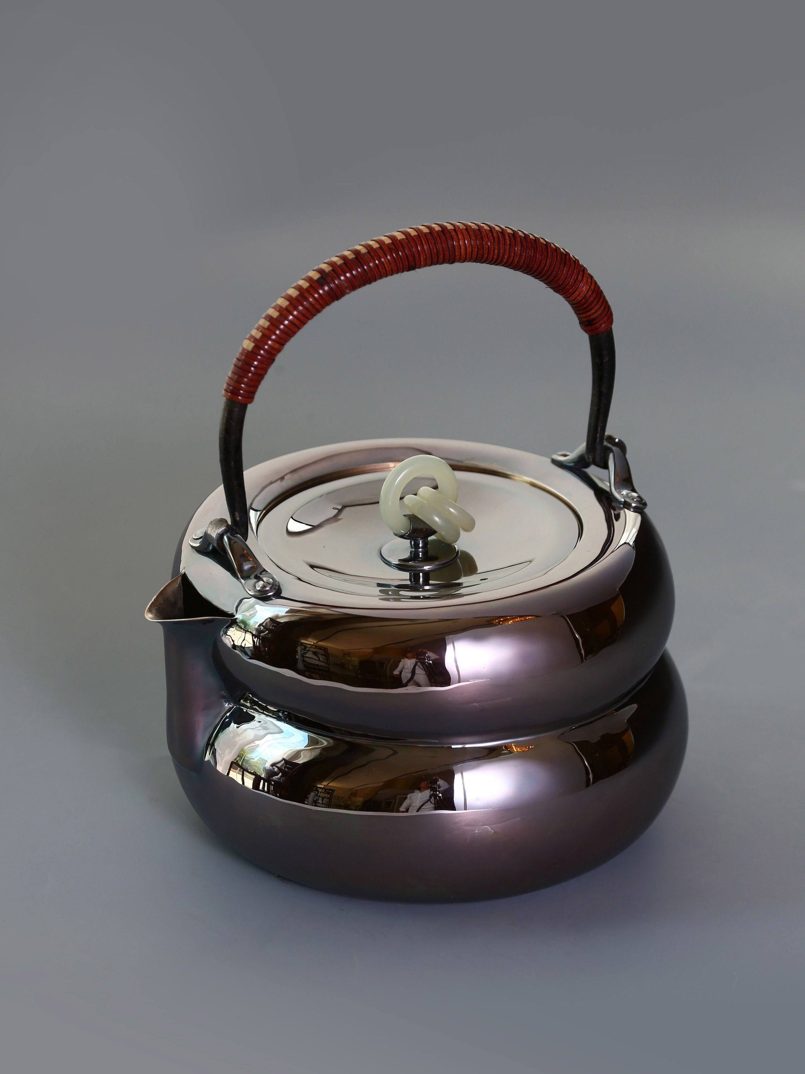 純銀葫蘆口打出純銀壺