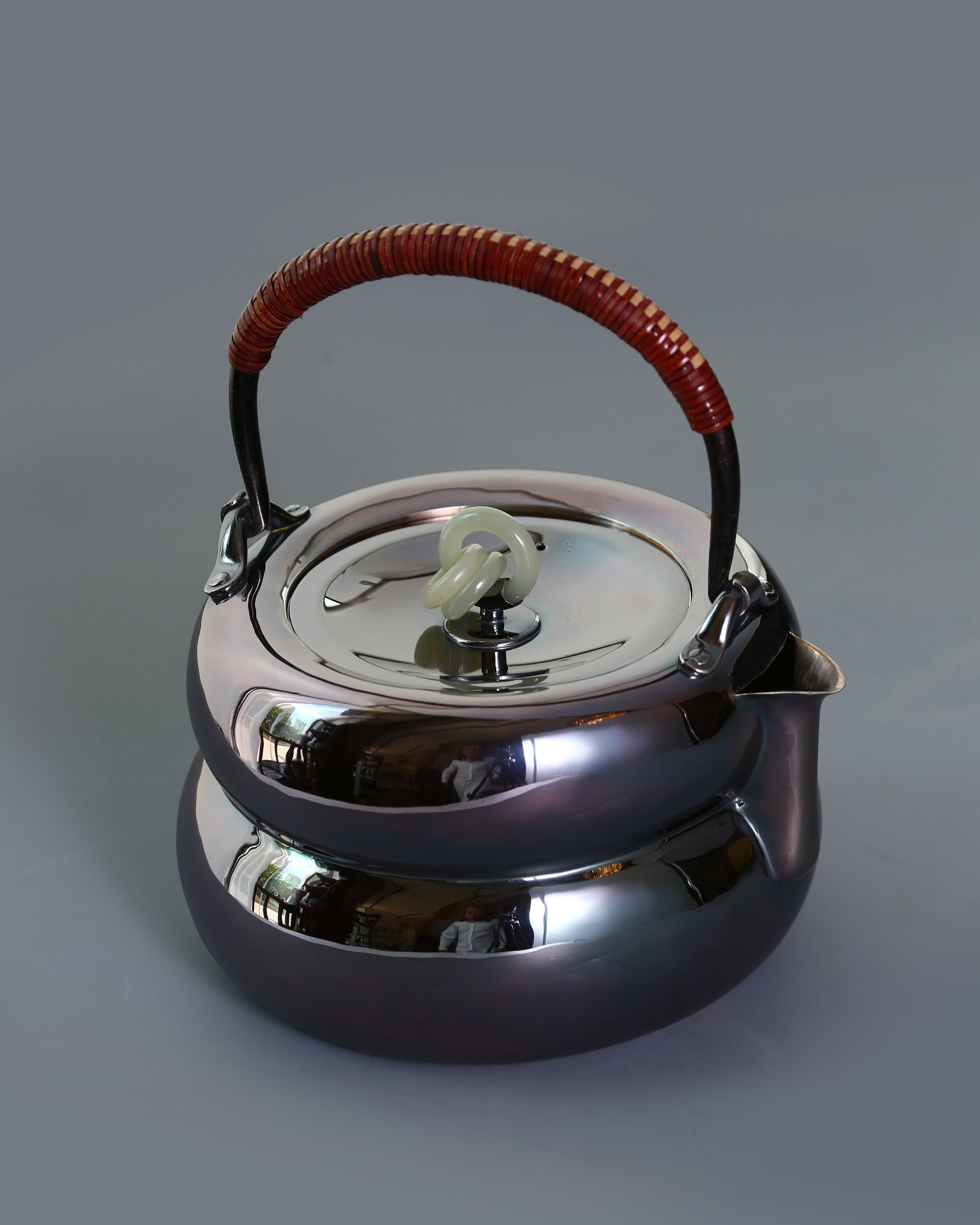 純銀葫蘆口打出純銀壺