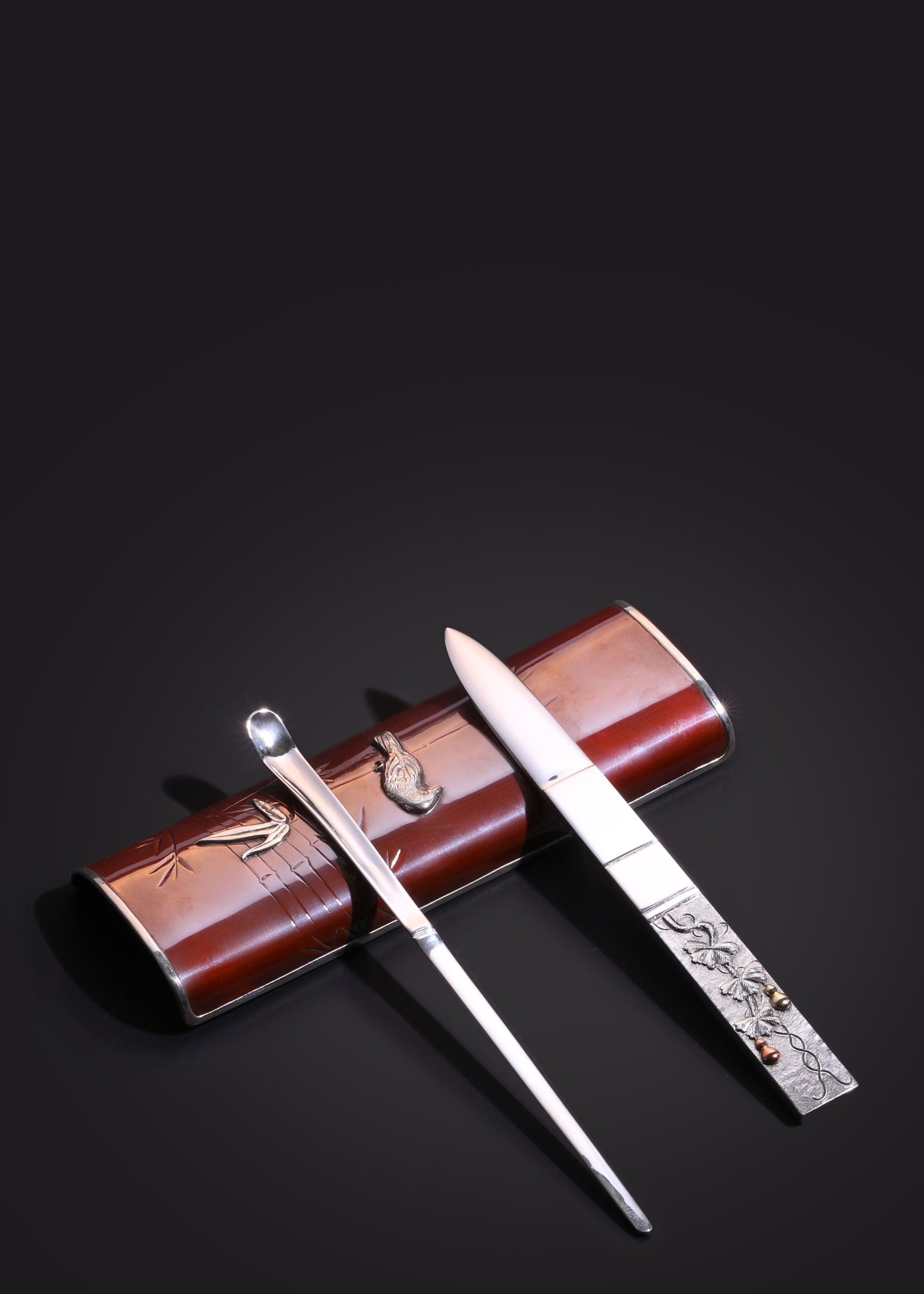 错金银茶刀|茶拨