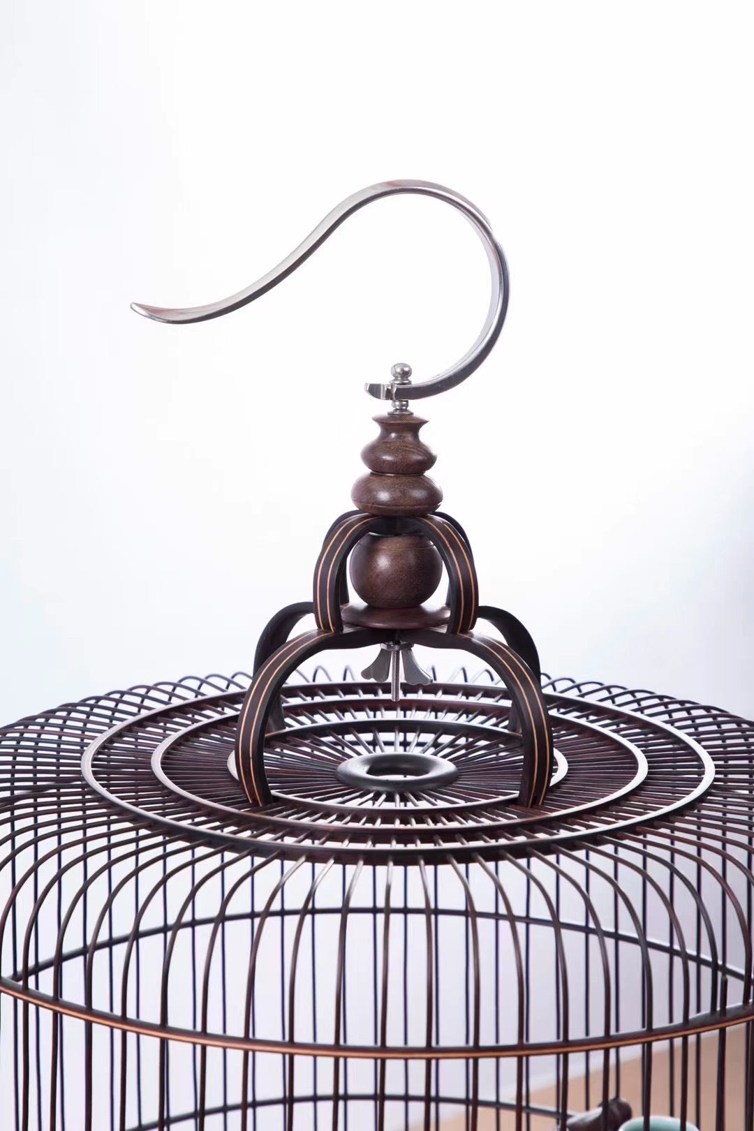 大红酸枝鸟笼
