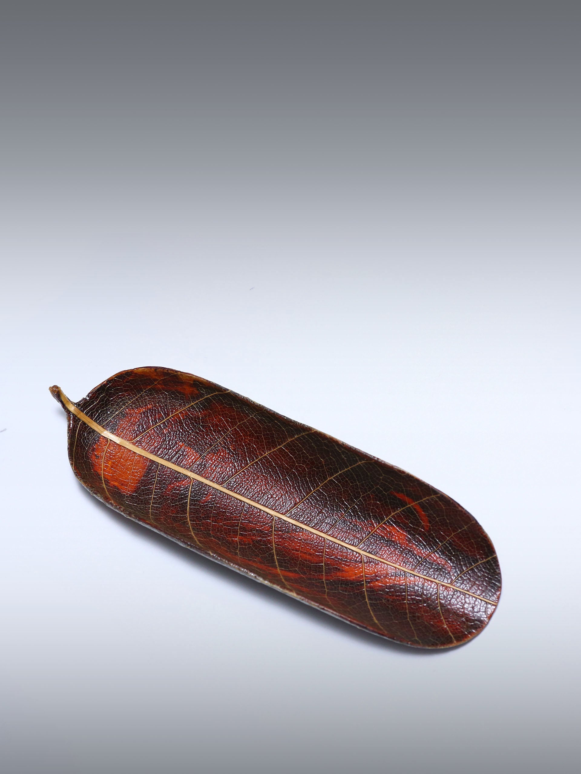 Lacquer leaf tea scoop