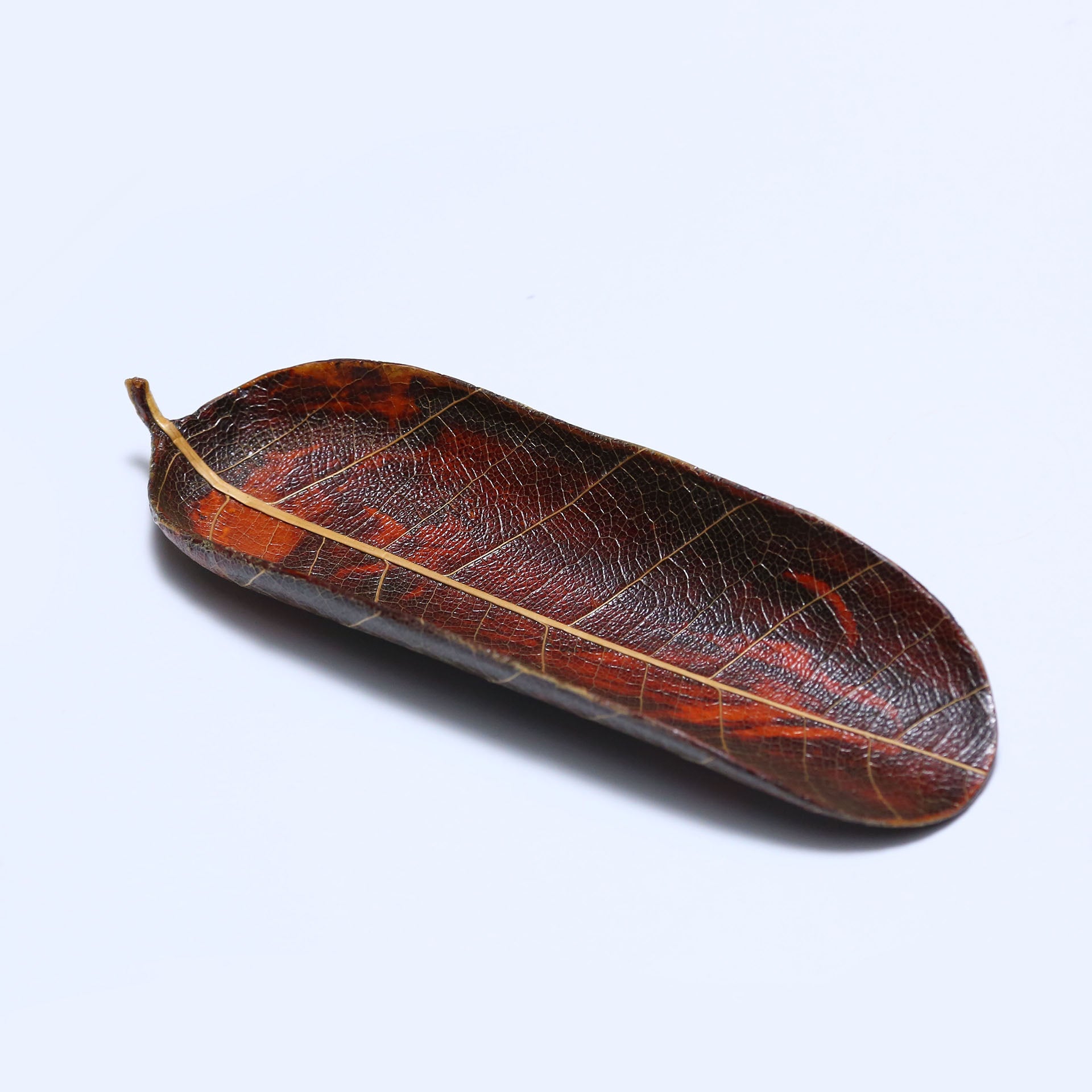 Lacquer leaf tea scoop