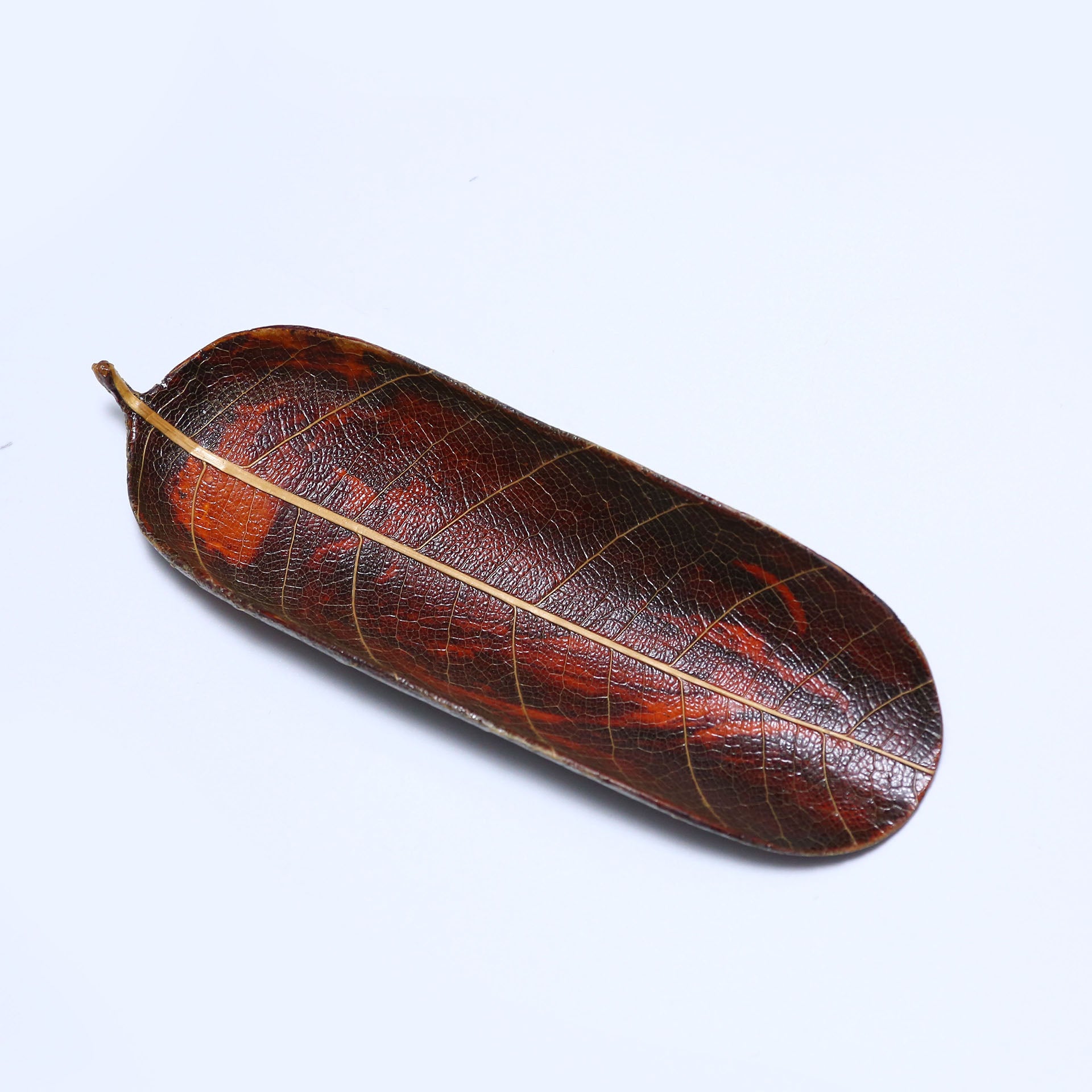 Lacquer leaf tea scoop