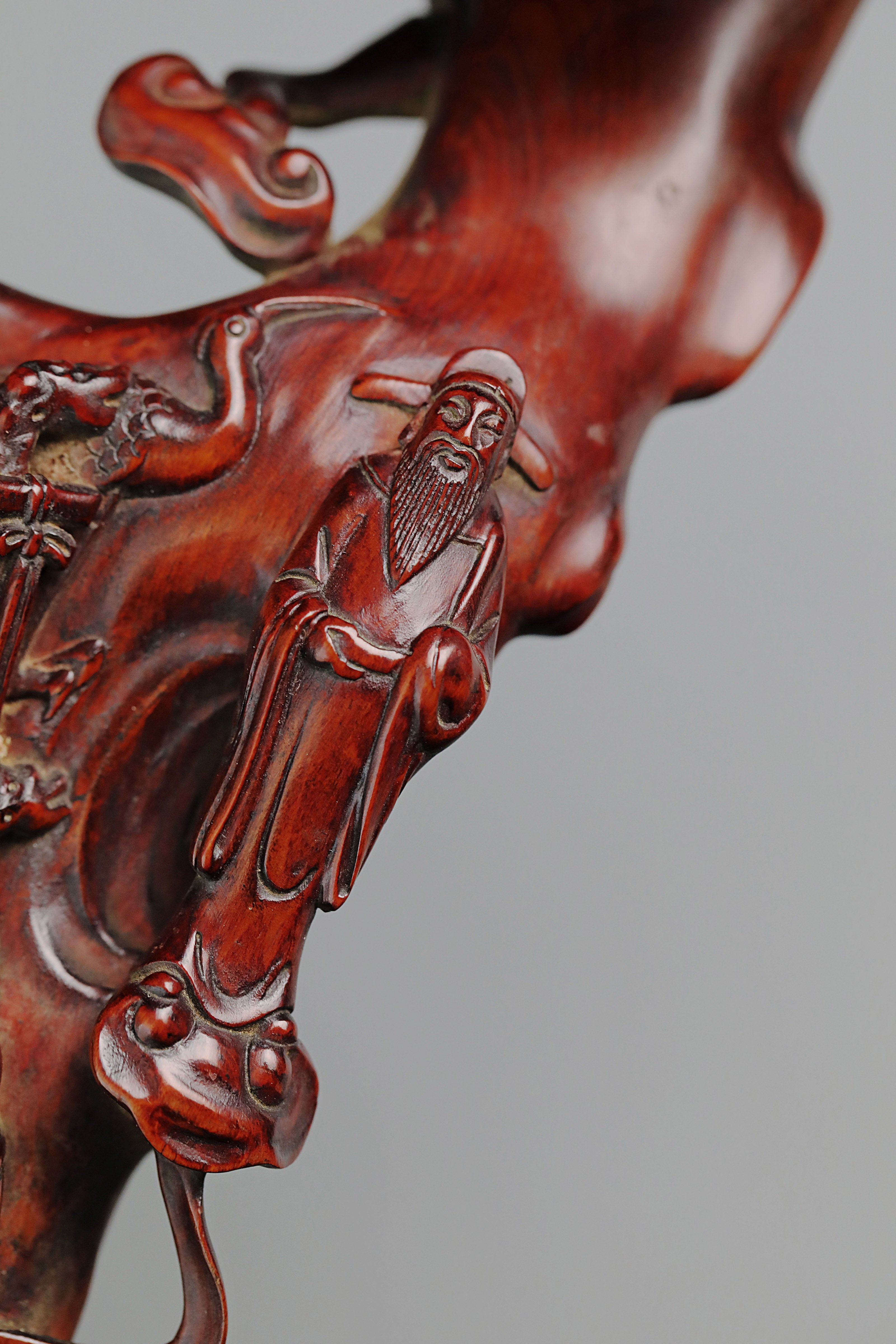 福禄寿老黄杨如意