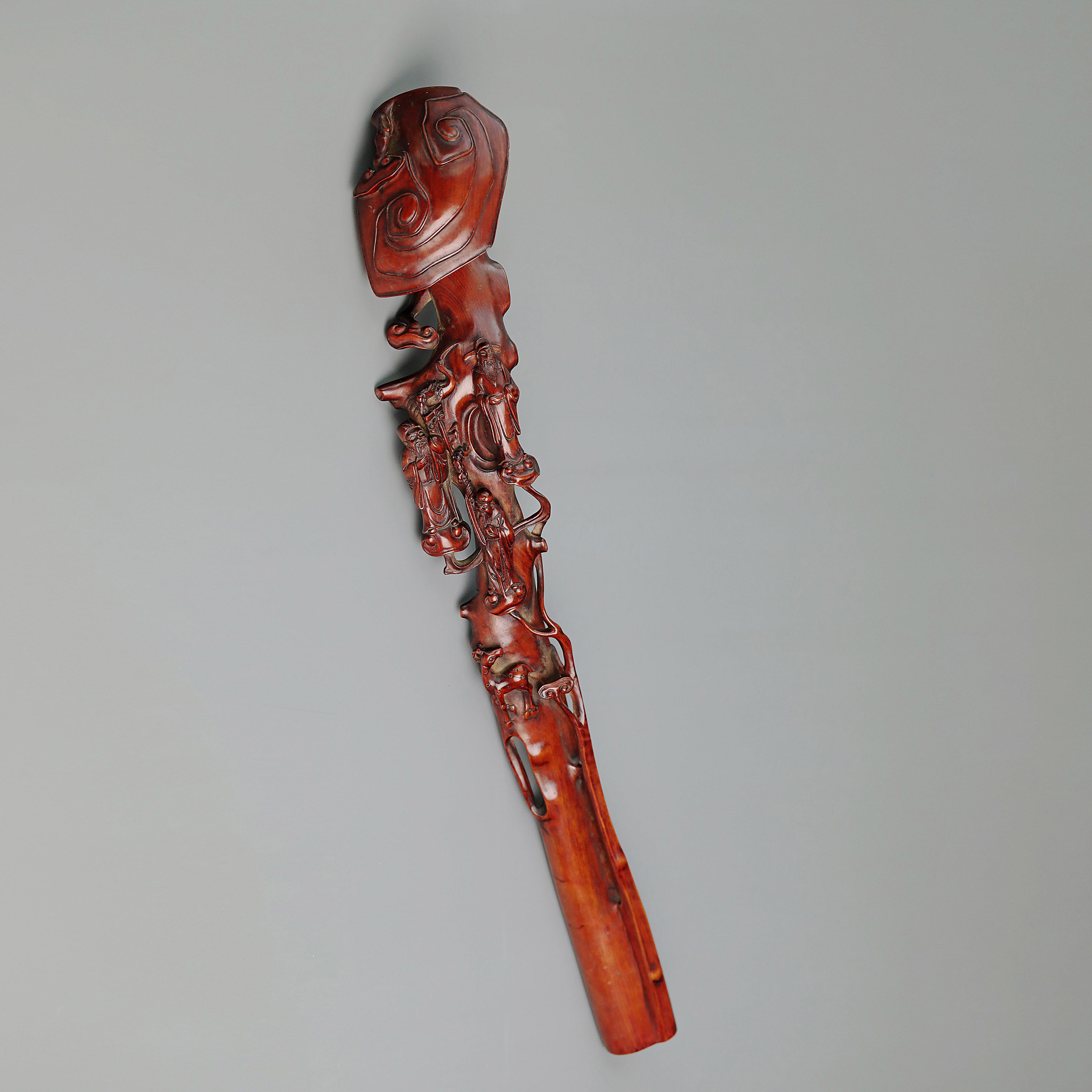 福禄寿老黄杨如意