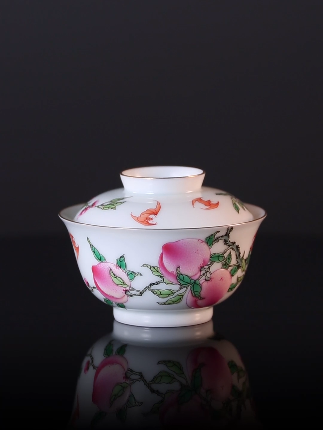 Fortune and Longevity Ingot Covered Bowl