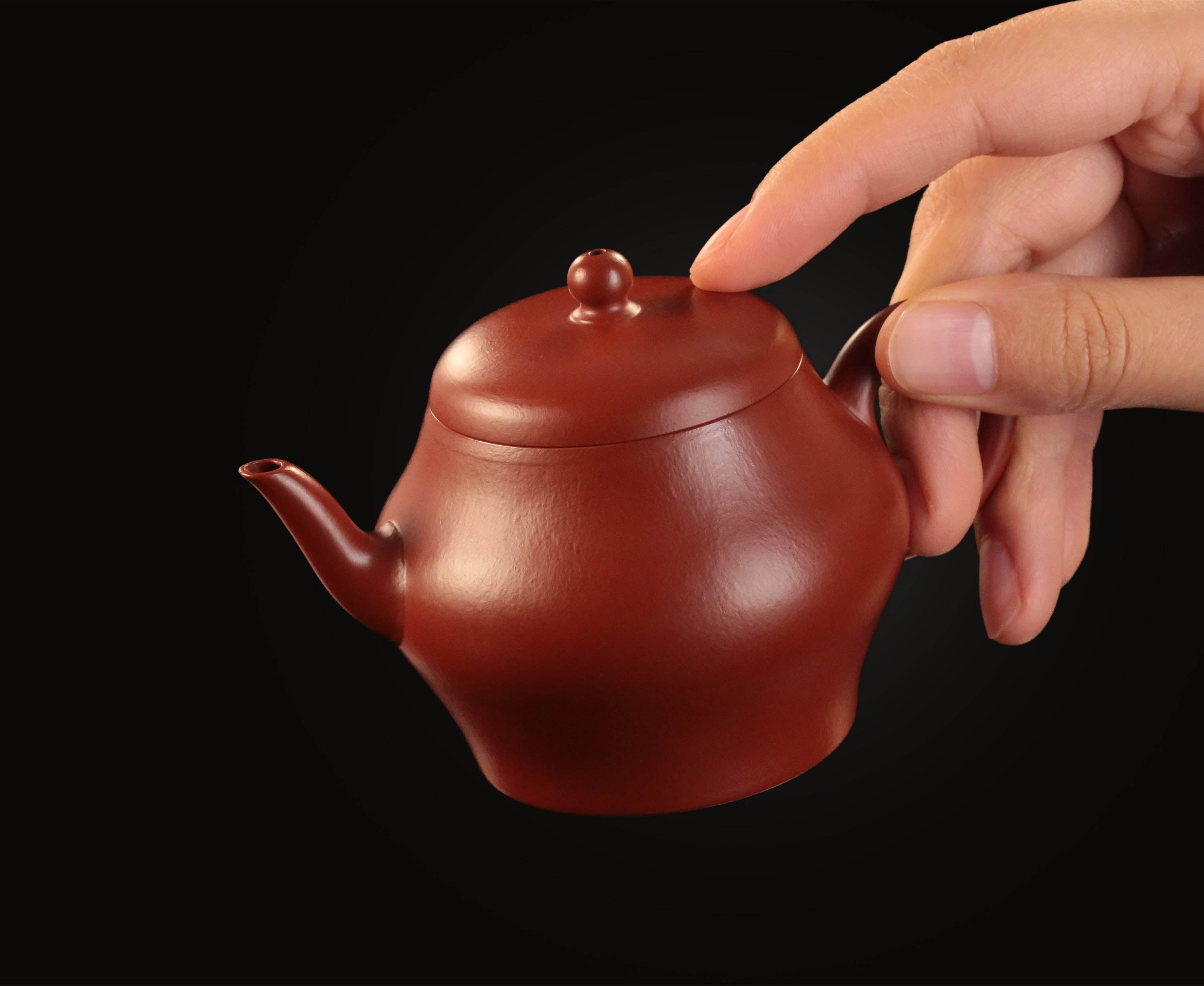 小煤窑朱泥高灯壶