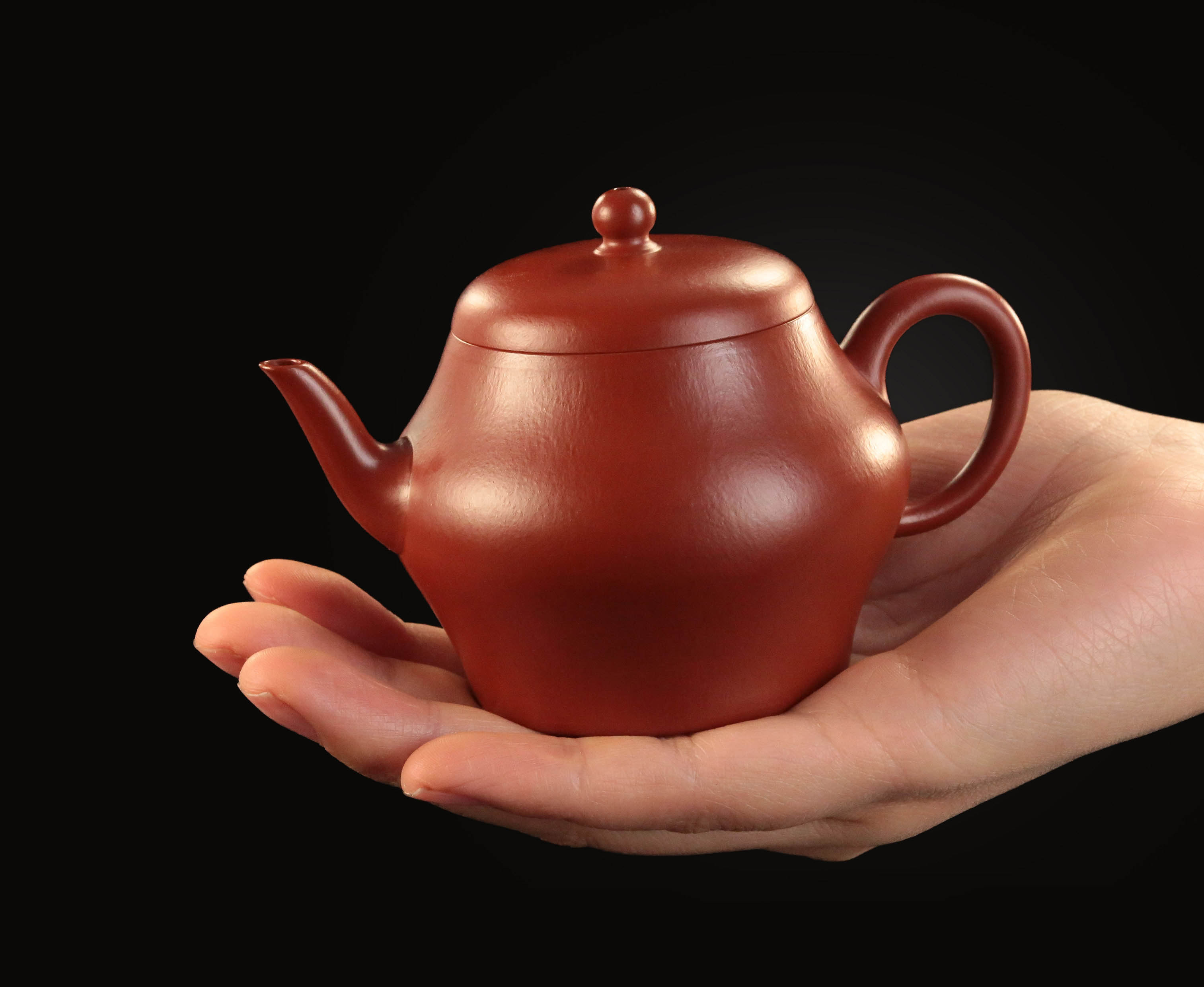 小煤窑朱泥高灯壶