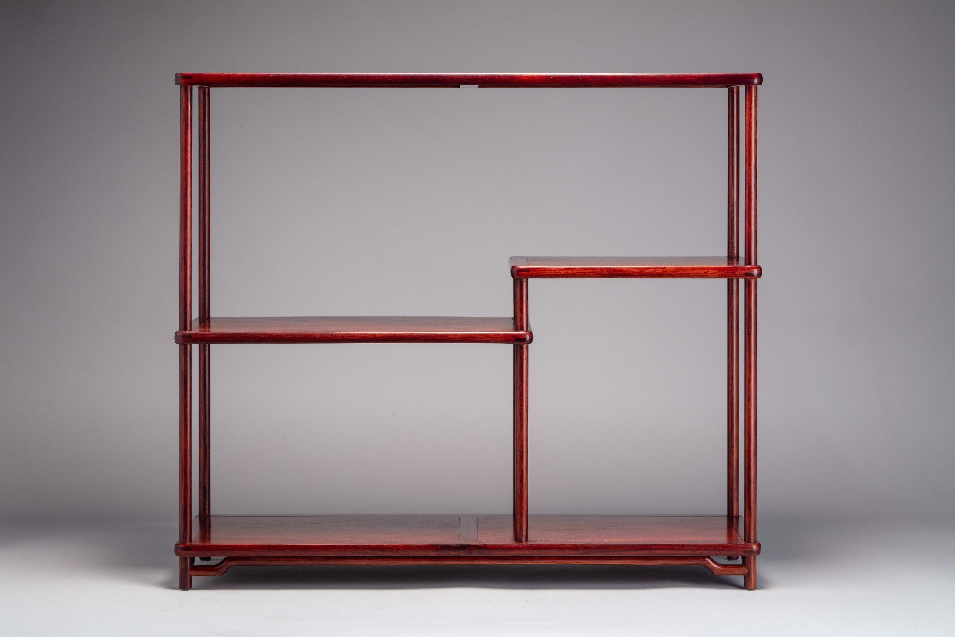 Red sandalwood miniature treasure cabinet