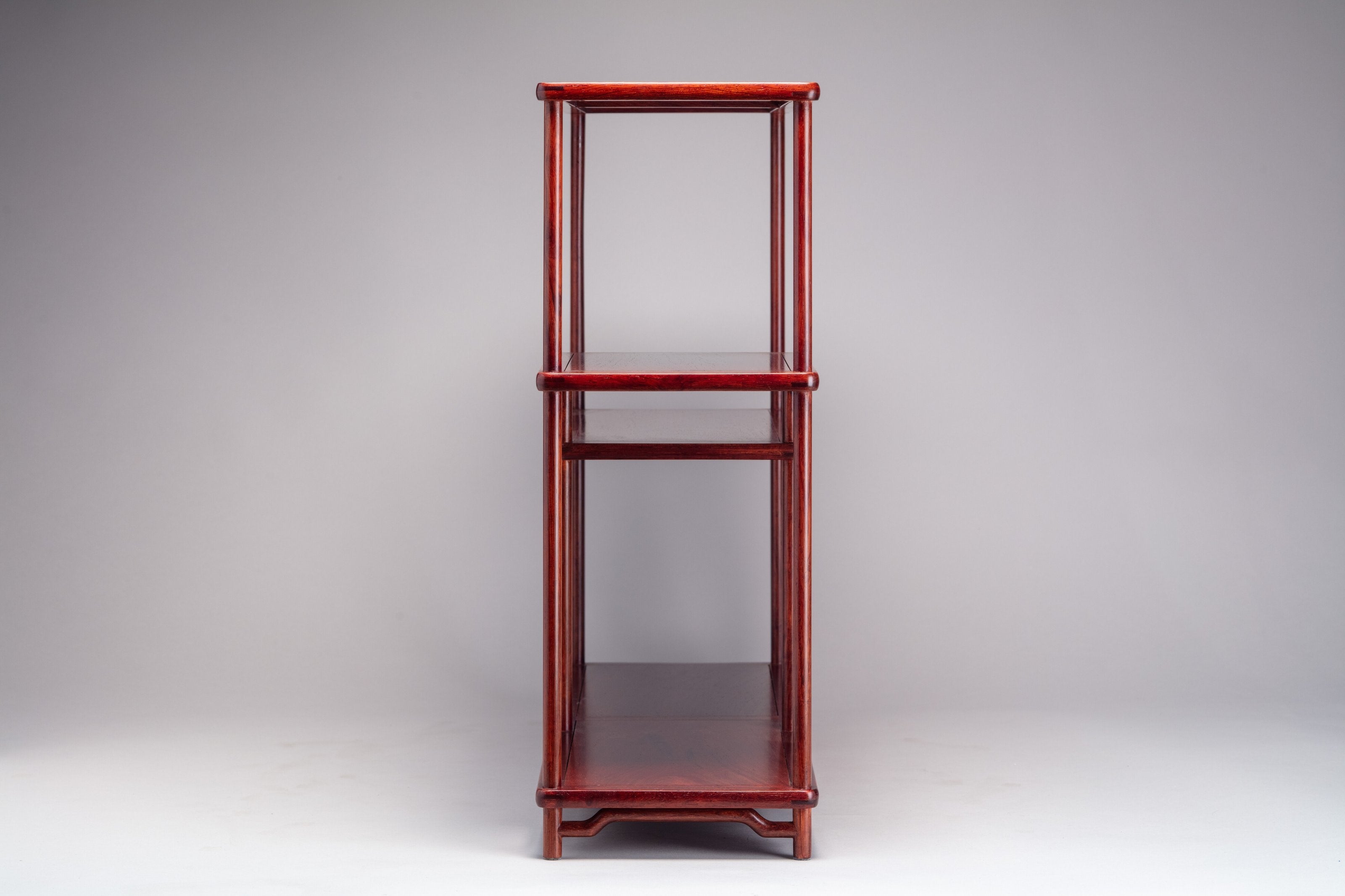 Red sandalwood miniature treasure cabinet