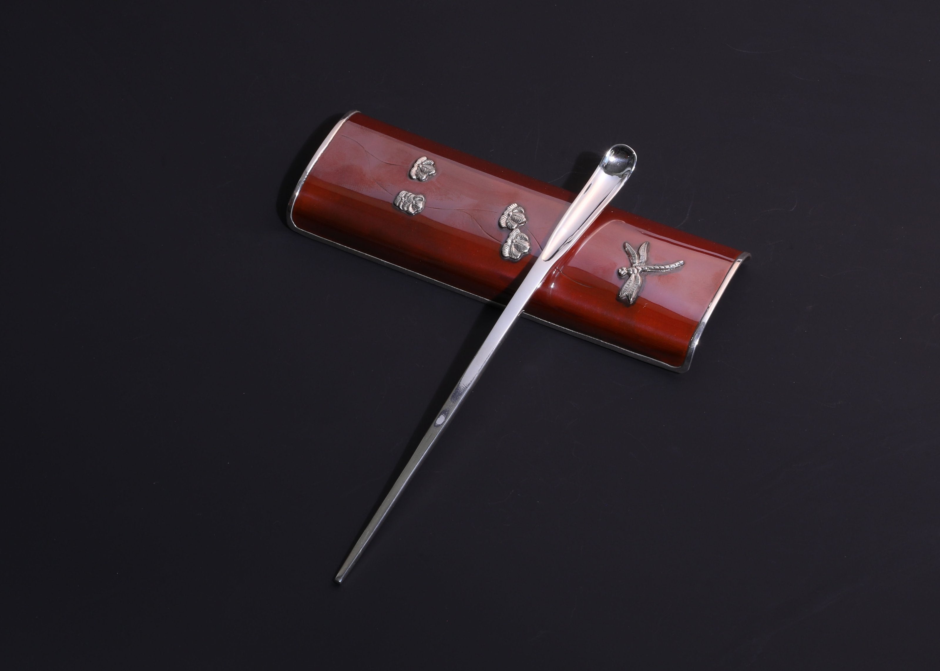 素简纯银茶挑|茶拨