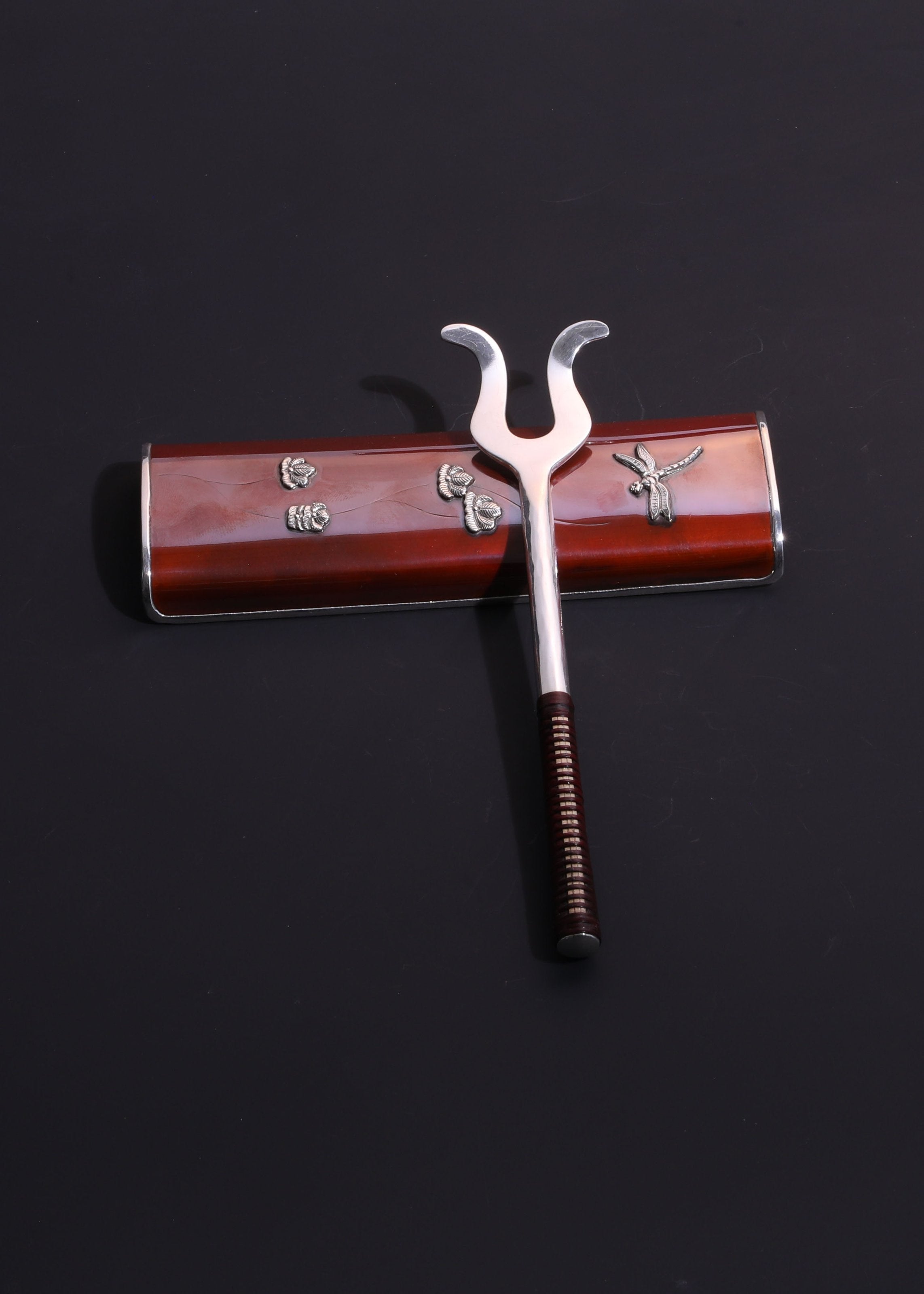 素简纯银茶挑|茶拨