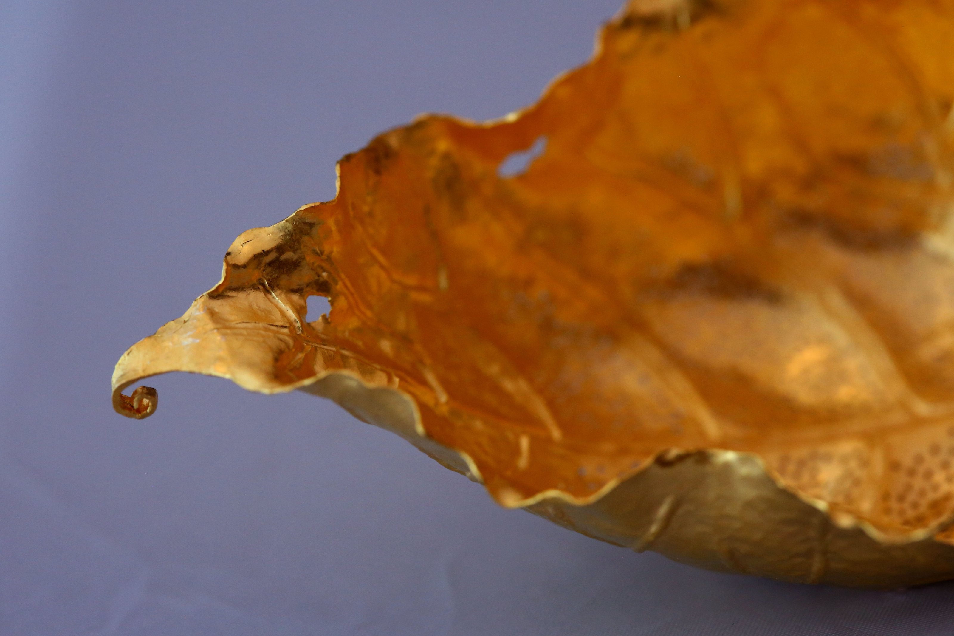 金秋叶纯金茶滤