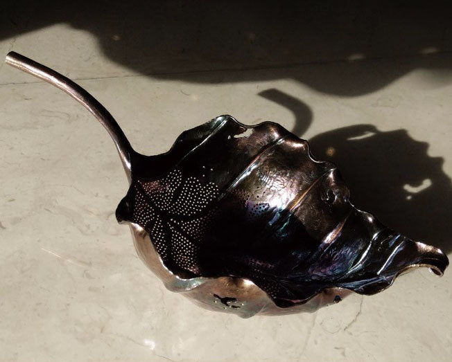 金秋叶纯金茶滤