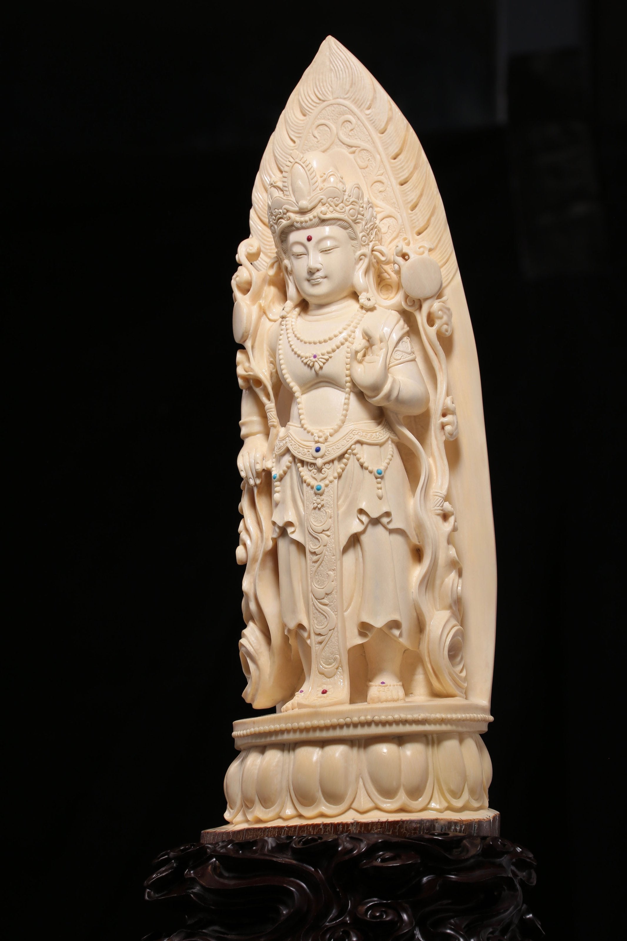 Guanyin on a lotus base