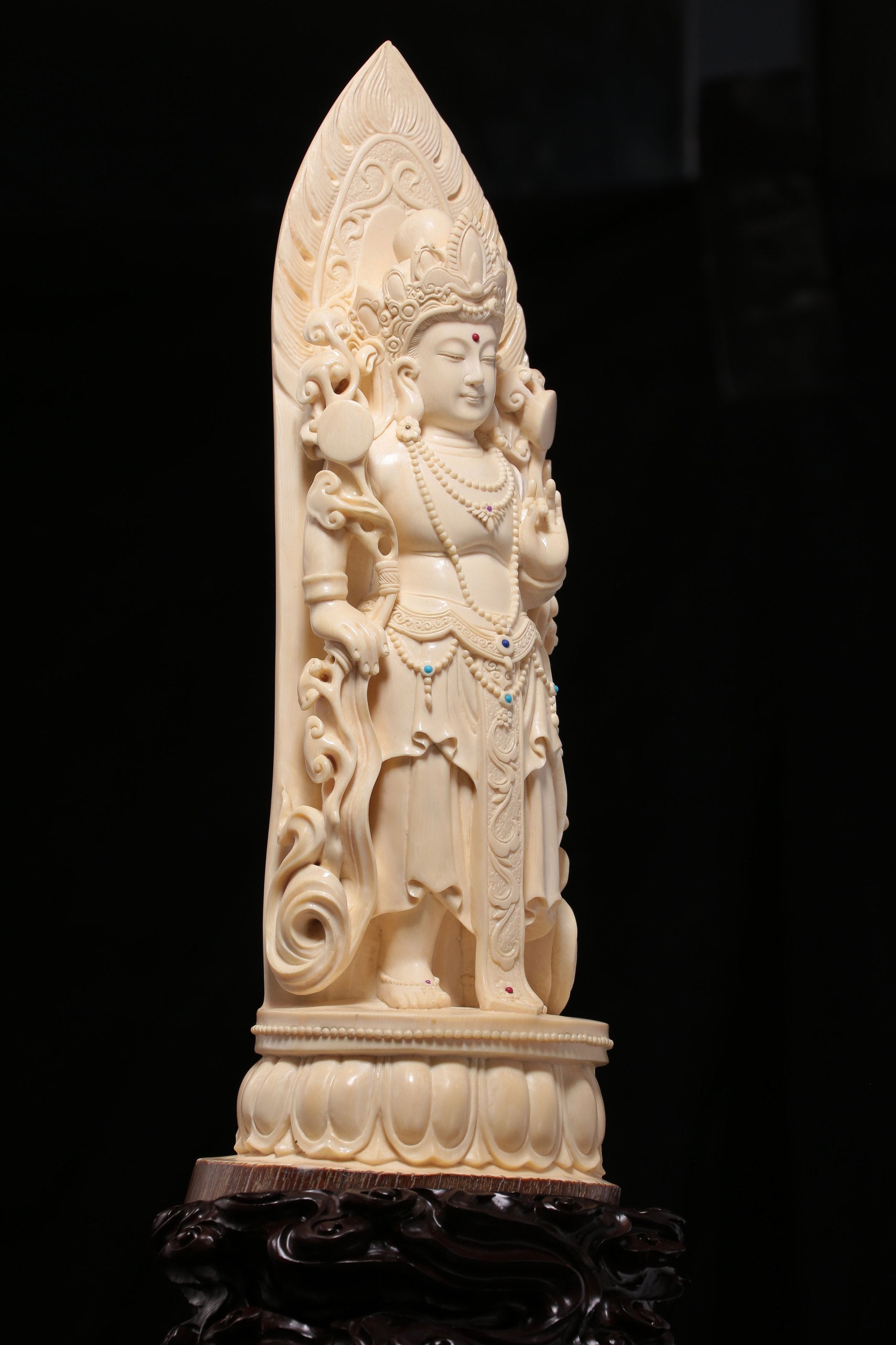 Guanyin on a lotus base
