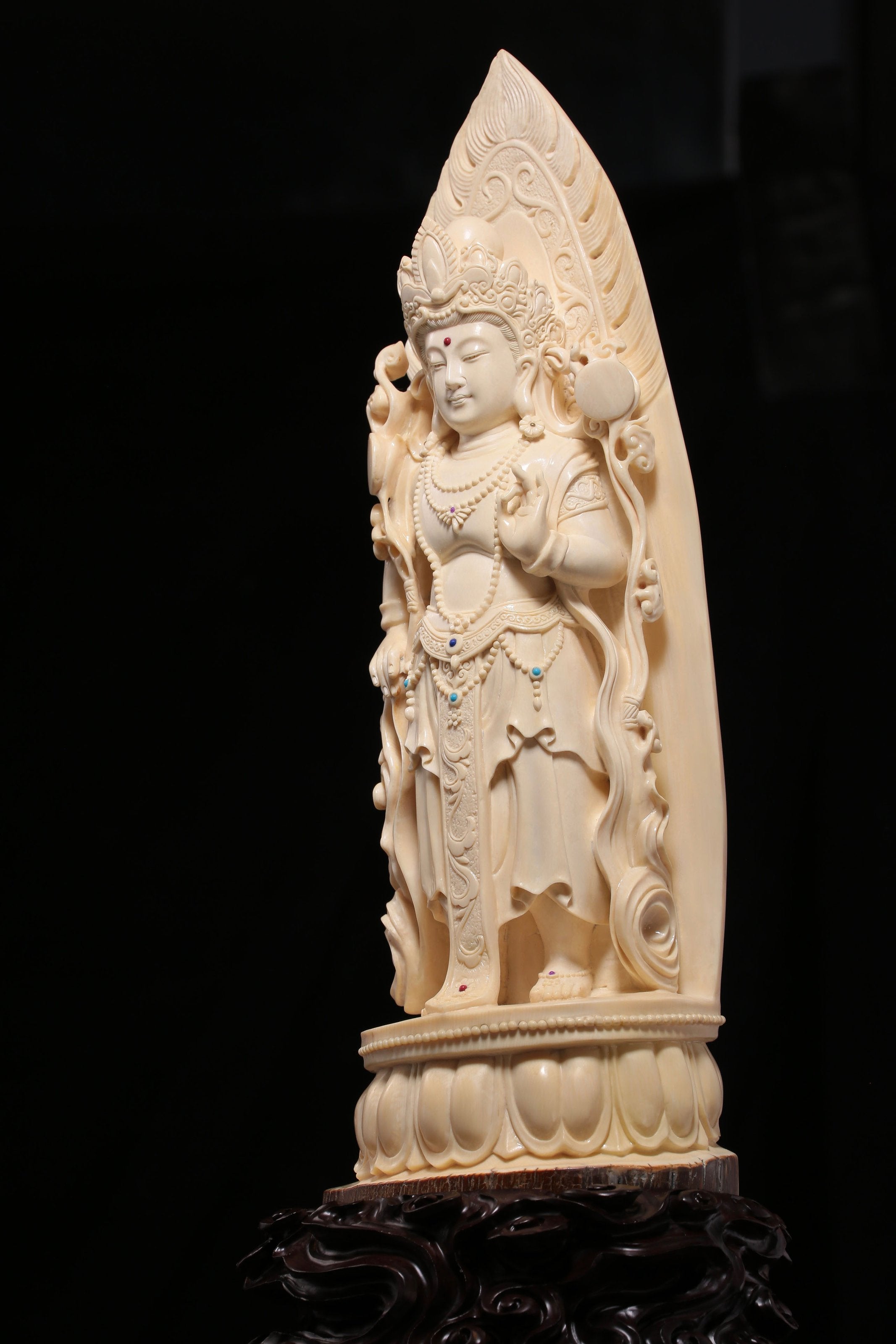 Guanyin on a lotus base