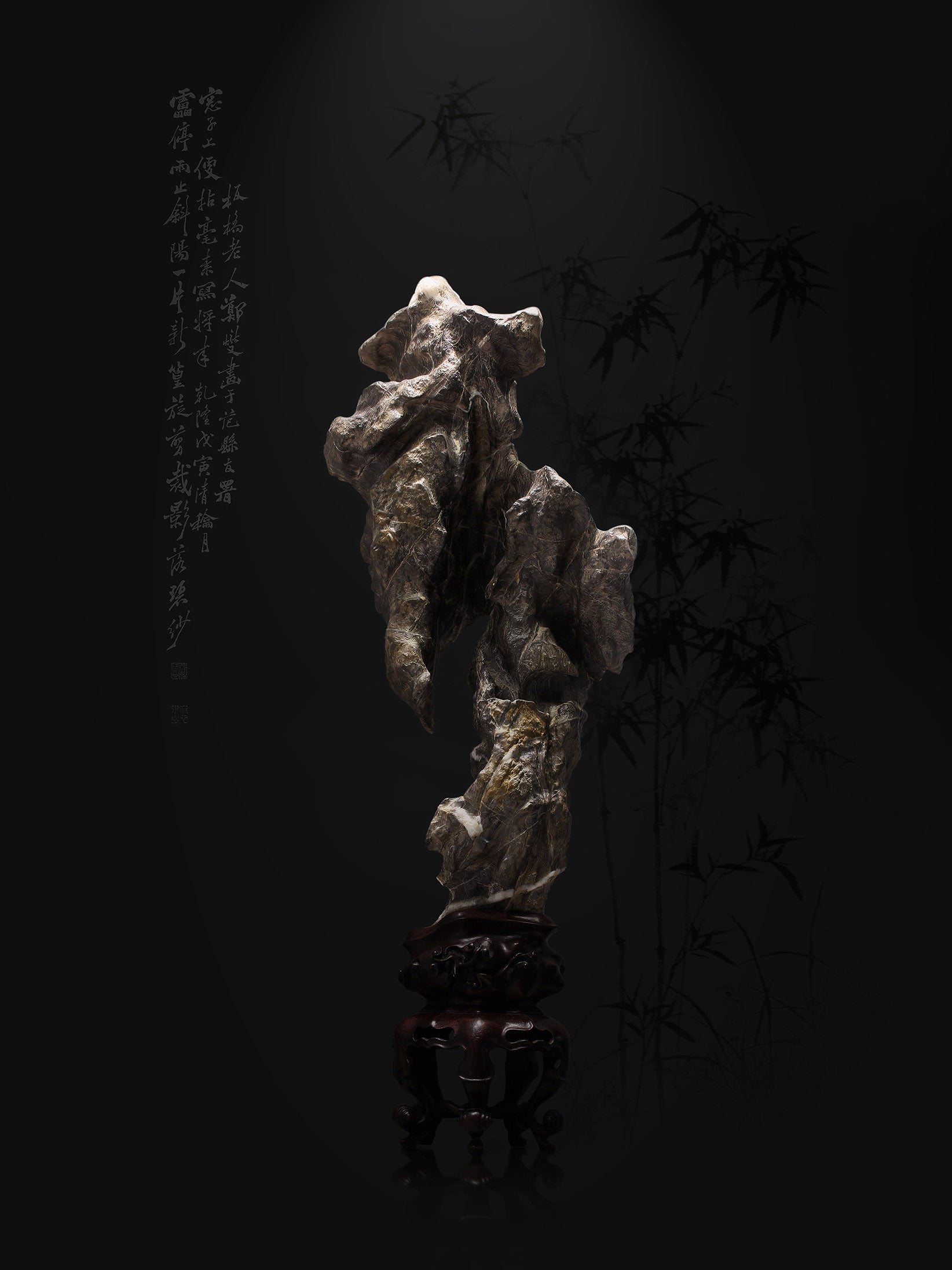 灵璧石供石