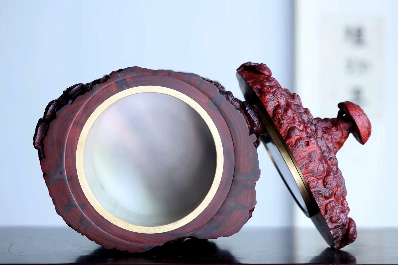 小叶紫檀 灵芝大茶仓