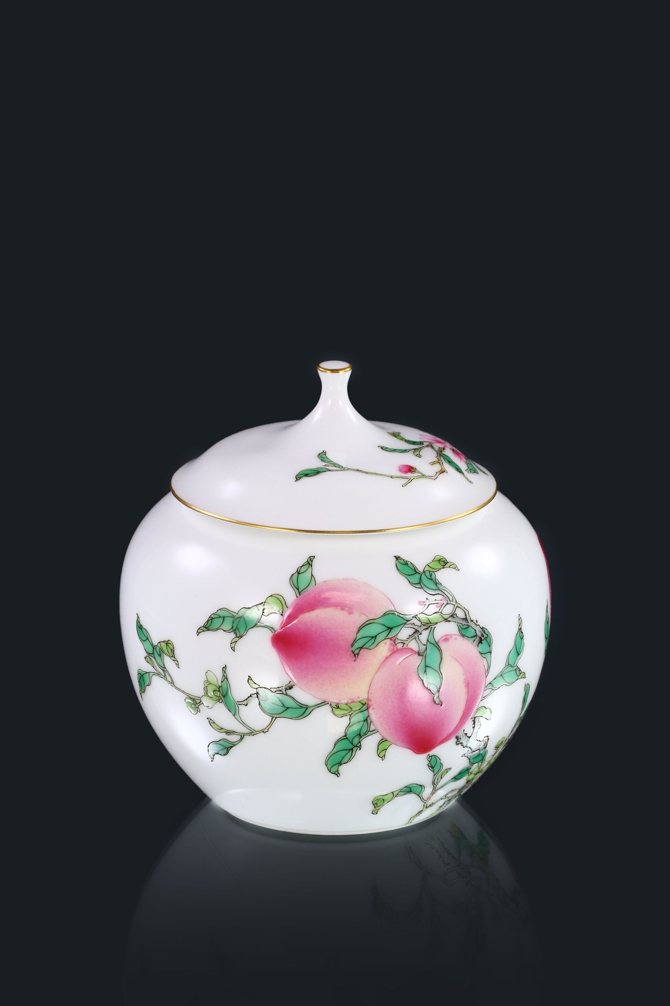 六桃苹果茶叶罐