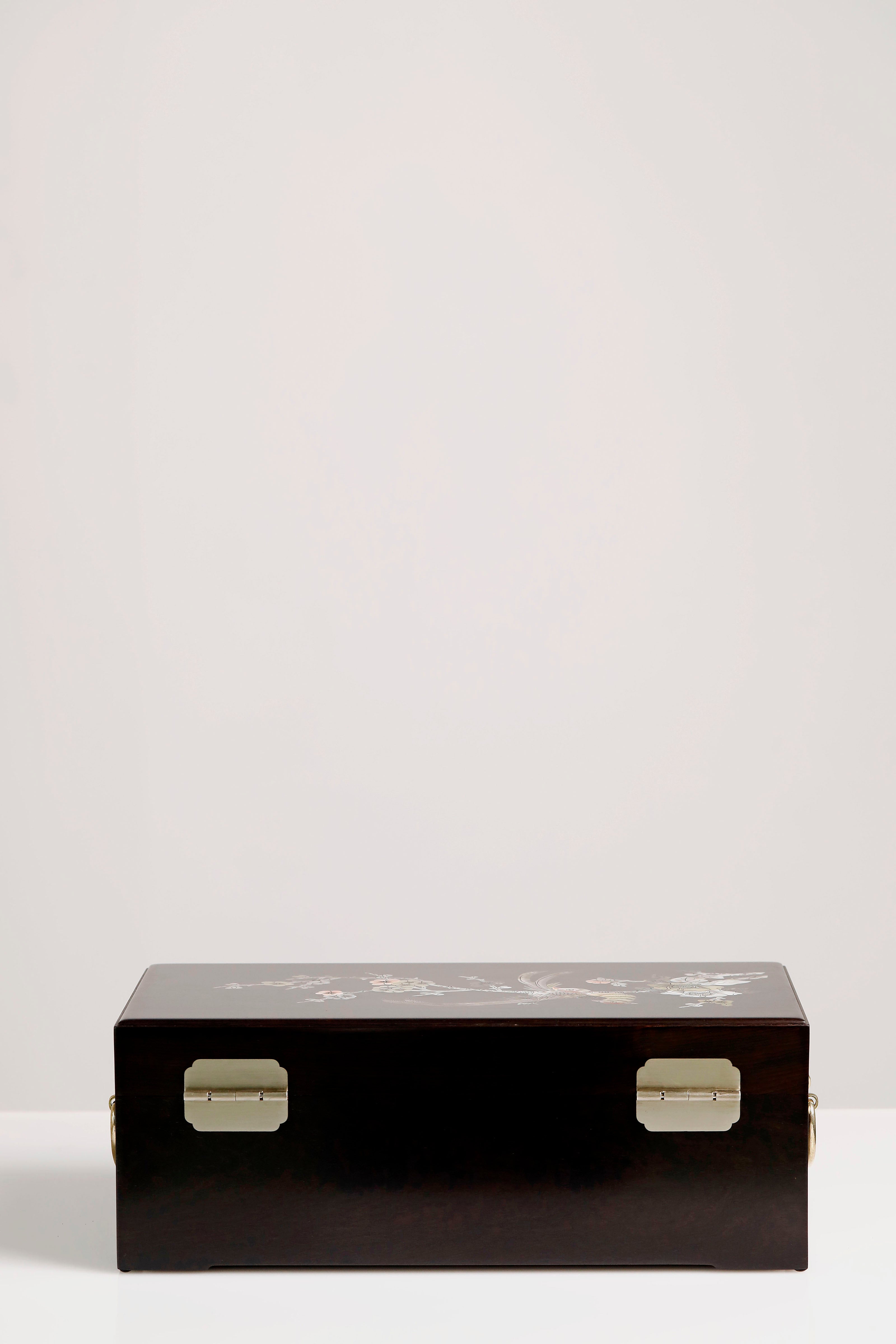 紫光檀喜上眉梢螺钿盒