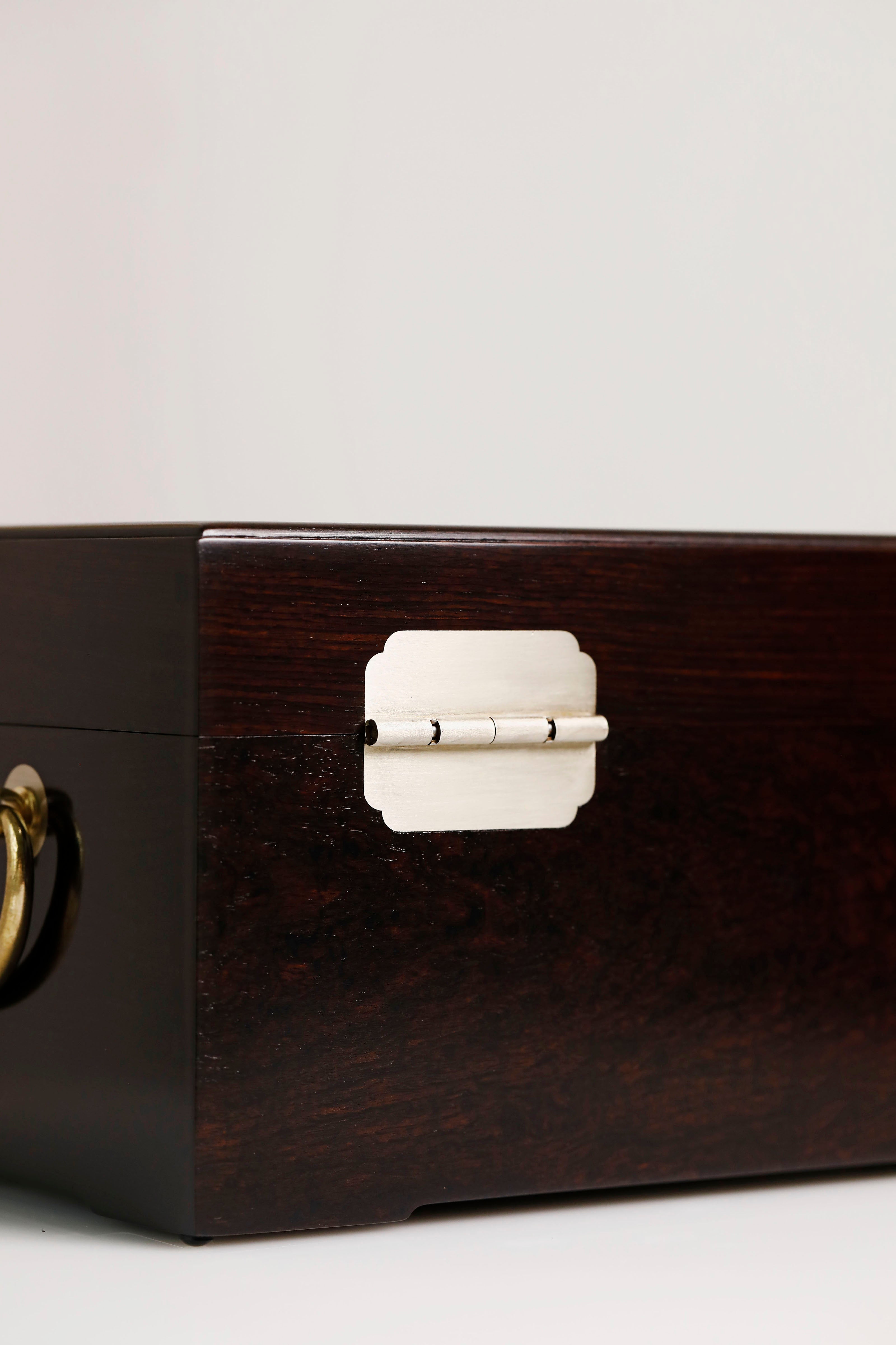 紫光檀喜上眉梢螺钿盒