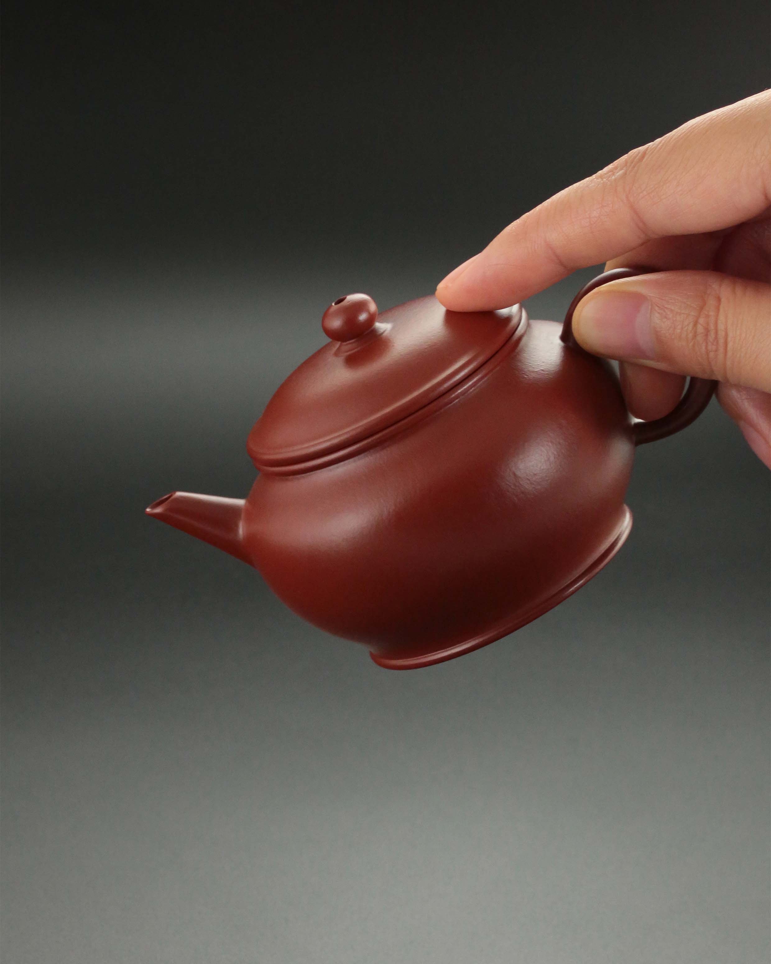 小煤窯朱泥明式水平壺
