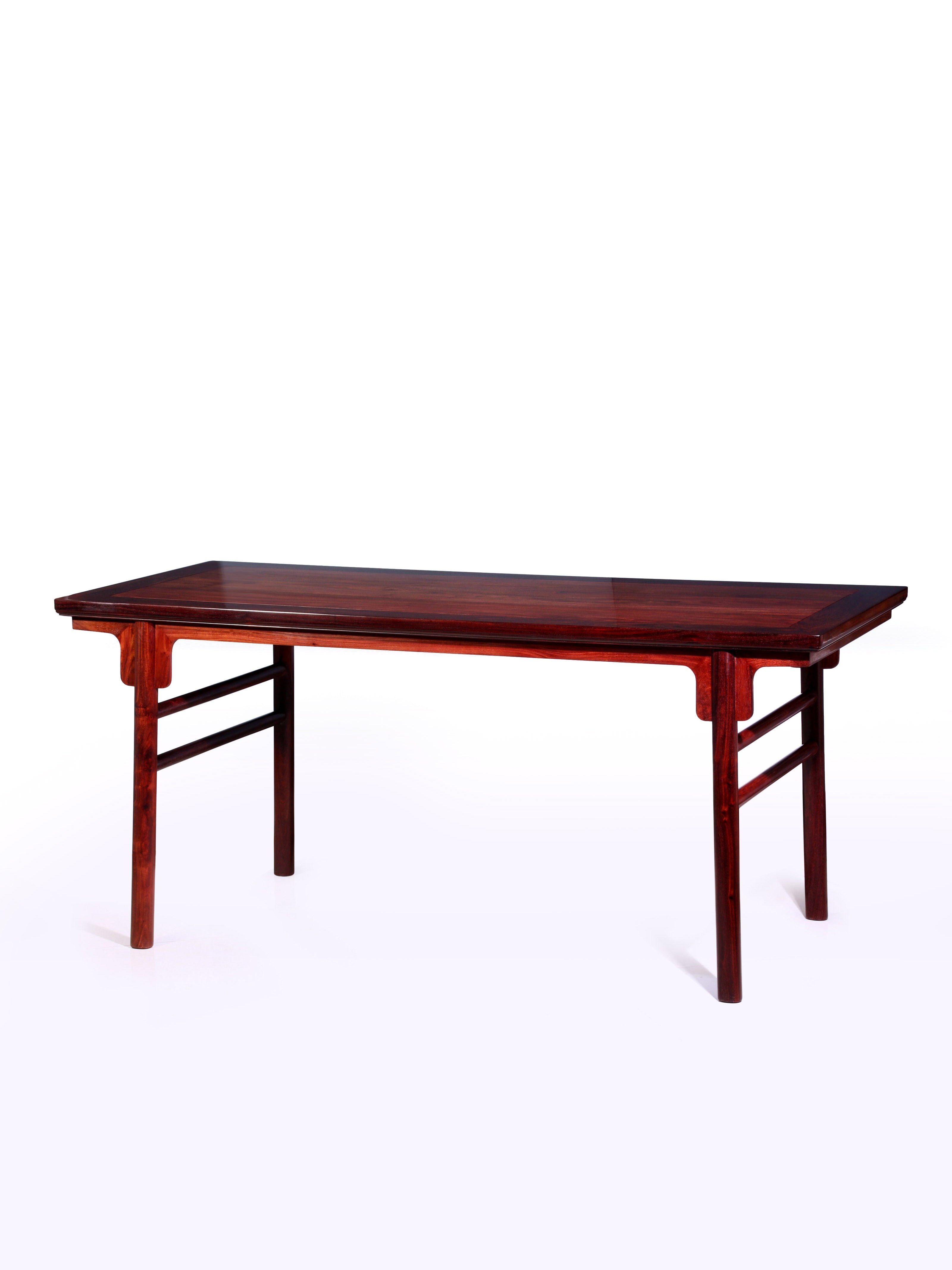 Zambian rosewood/Burmese rosewood Ming-style tea table