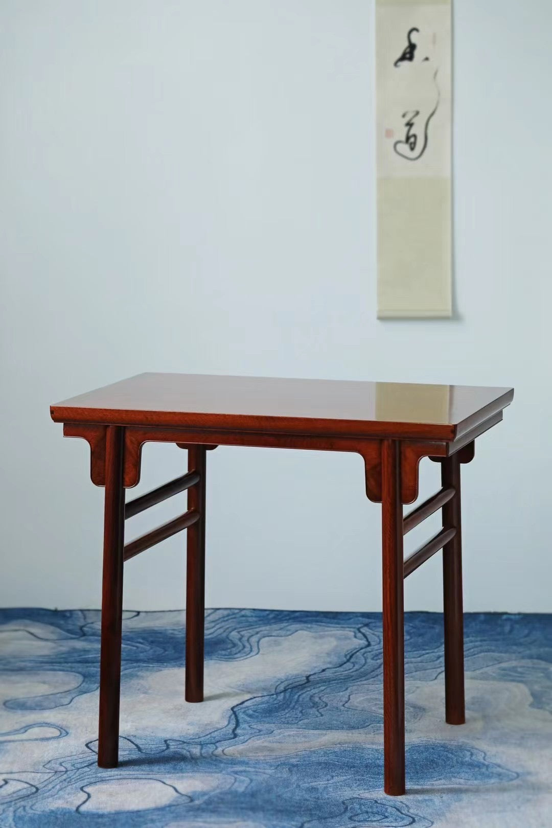 Zambian rosewood/Burmese rosewood Ming-style tea table