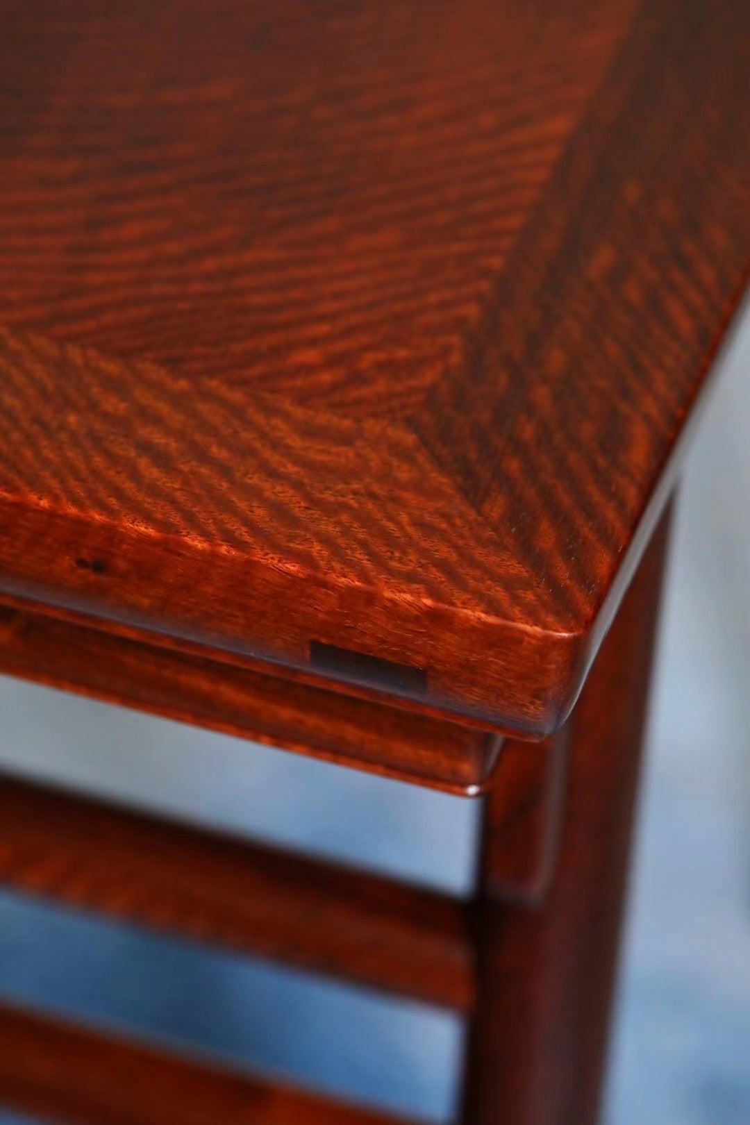 Zambian rosewood/Burmese rosewood Ming-style tea table