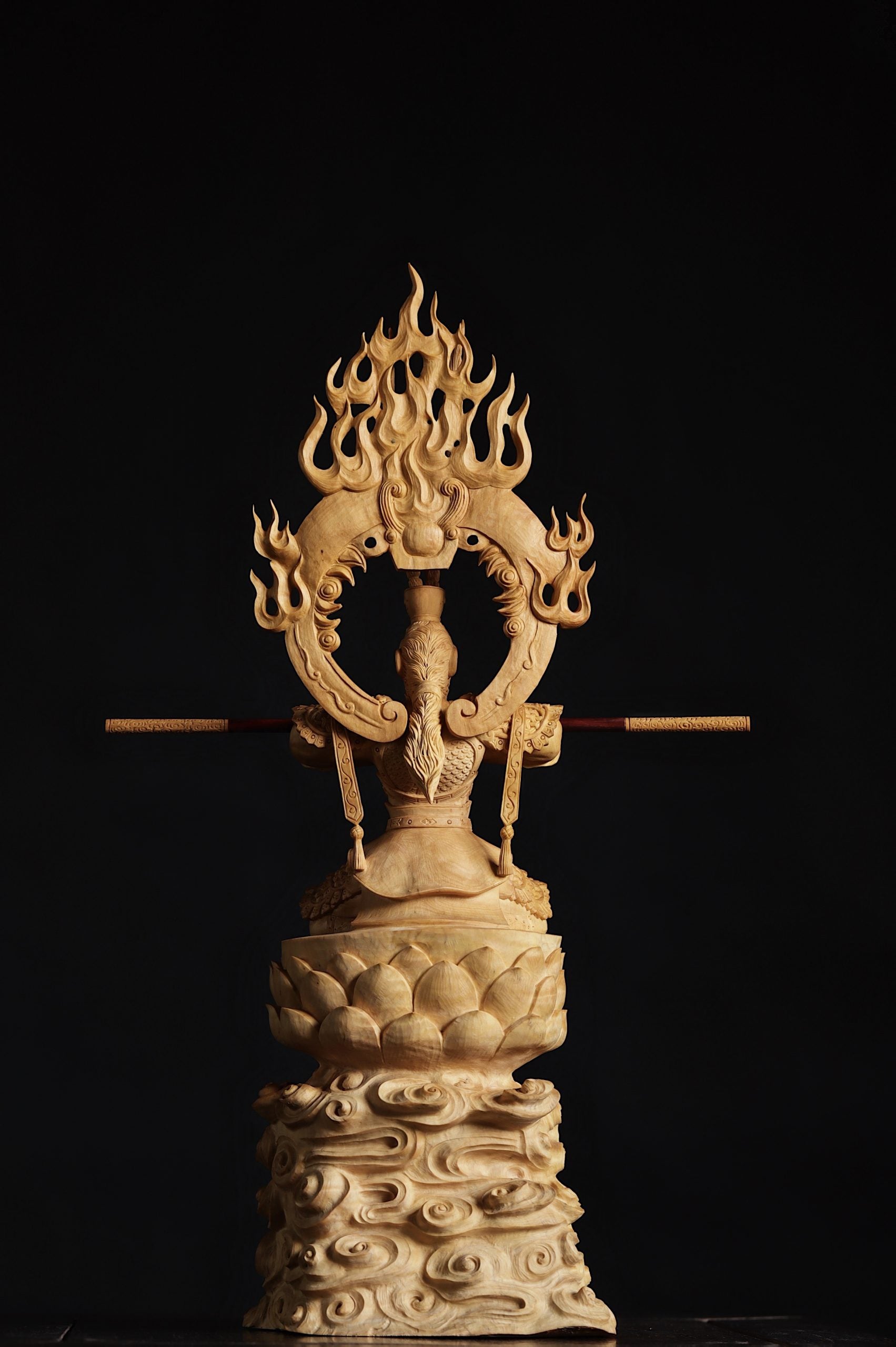 Monkey King Boxwood Carving