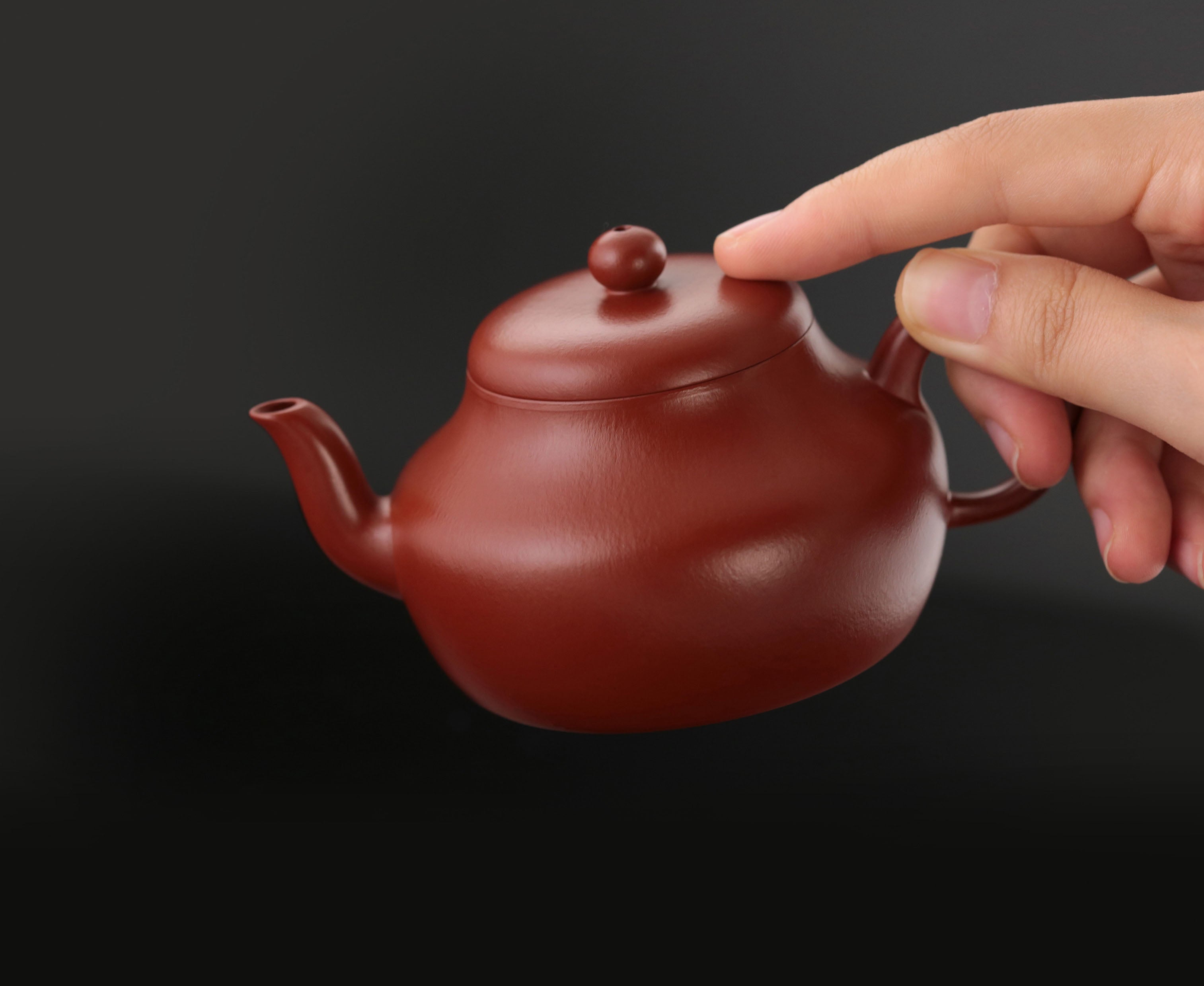 秦巡製小煤窯朱泥君德壺