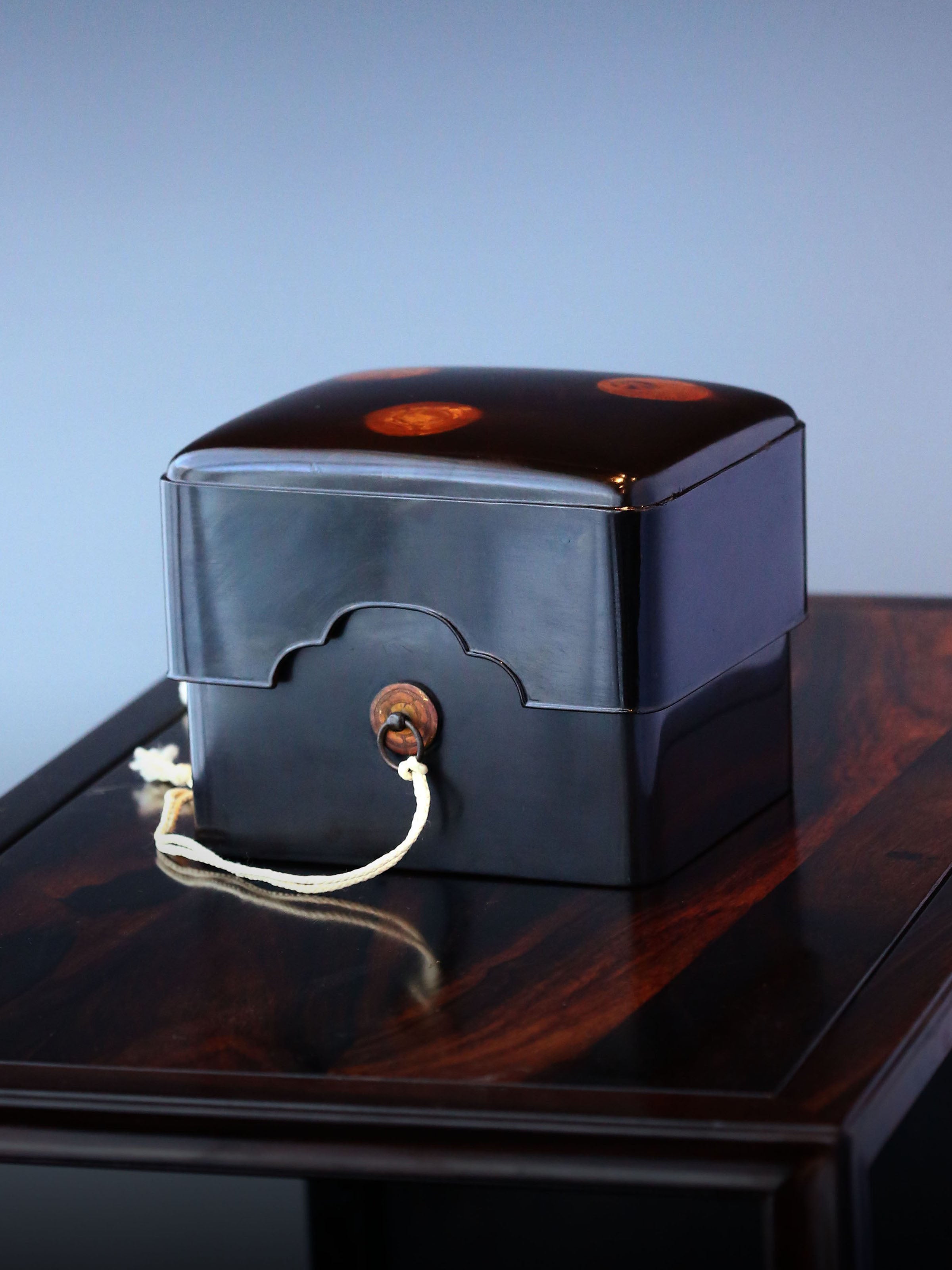 日本江户大漆茶道箱