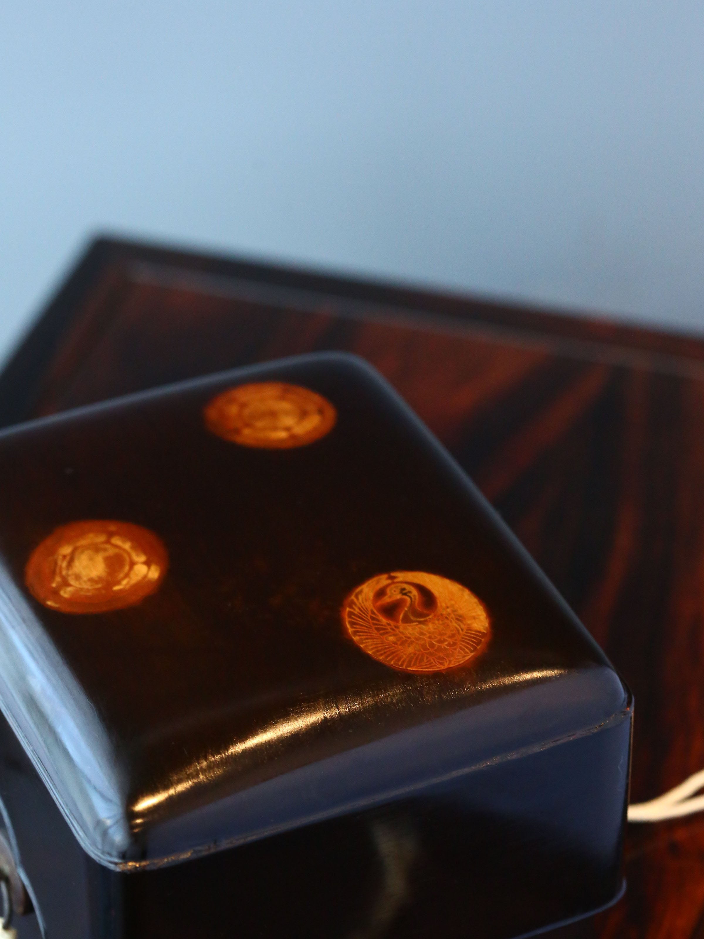 日本江户大漆茶道箱