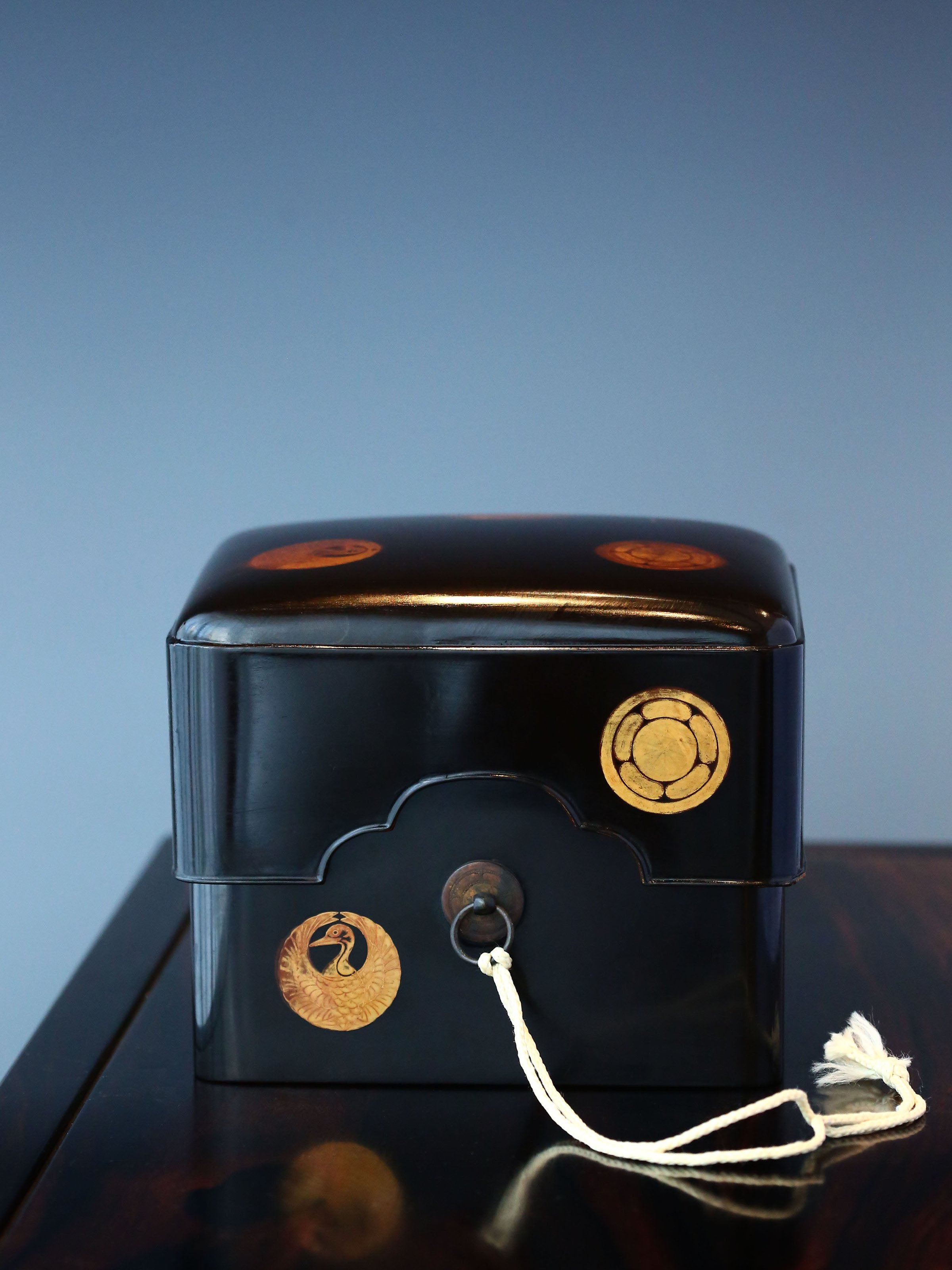 日本江户大漆茶道箱