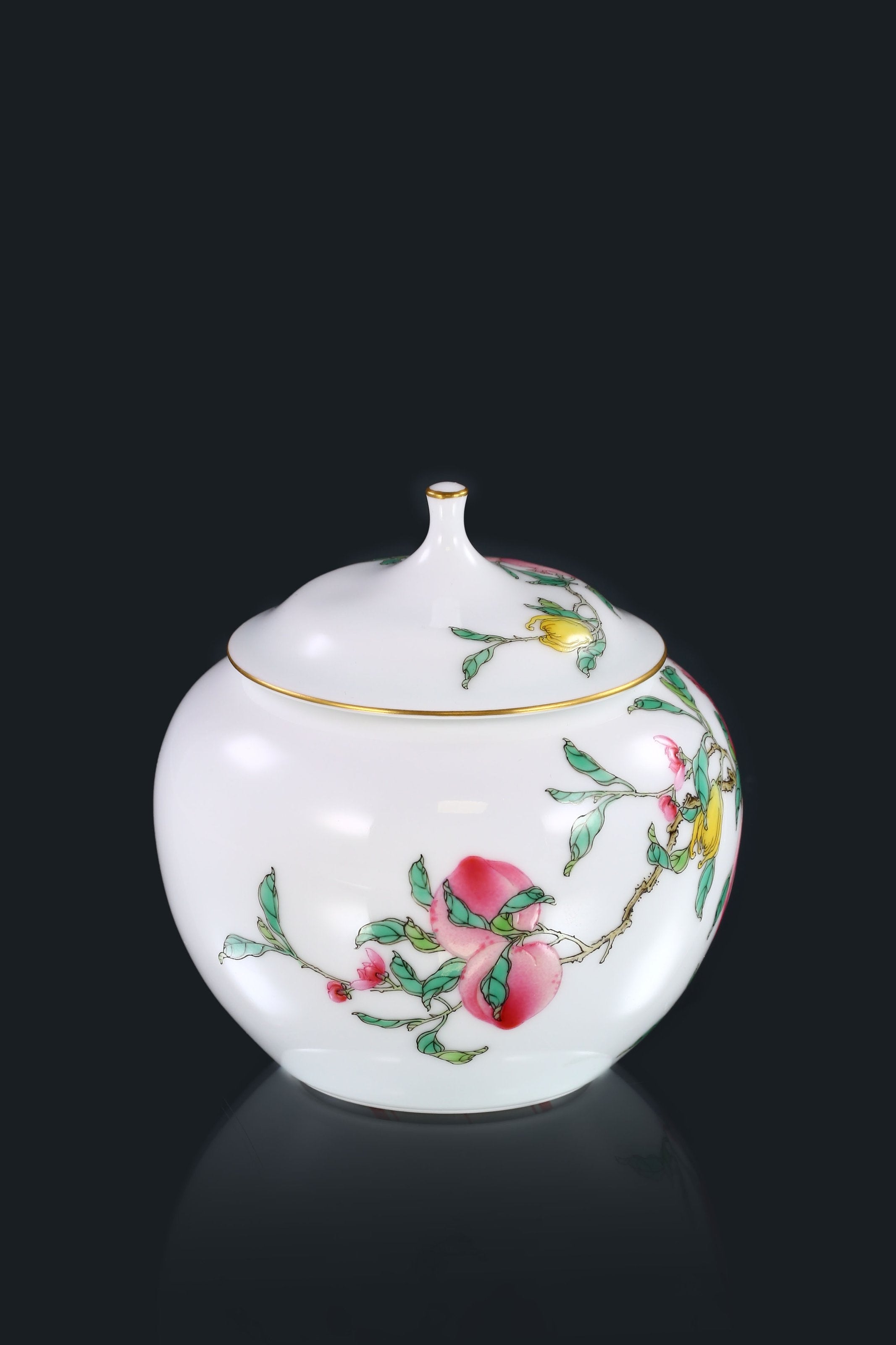 三多苹果茶叶罐