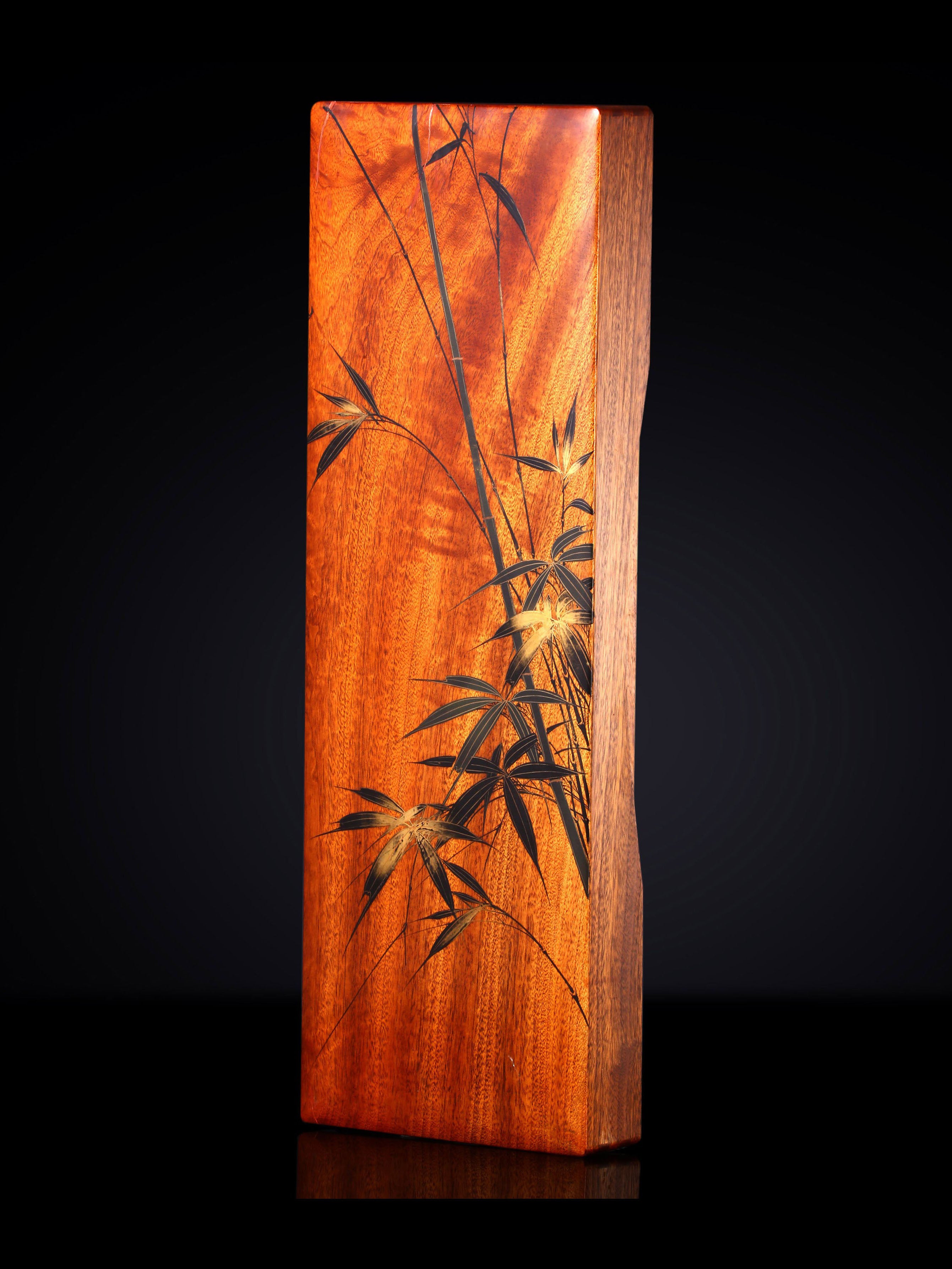 日本莳绘竹文房盒