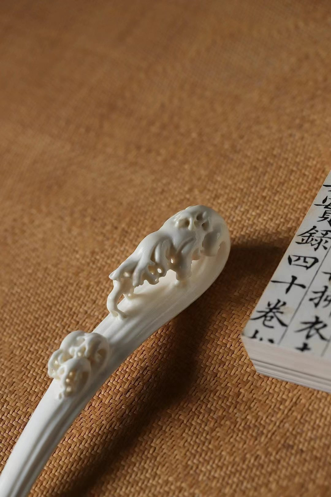 鹿角顺风顺如意笔搁