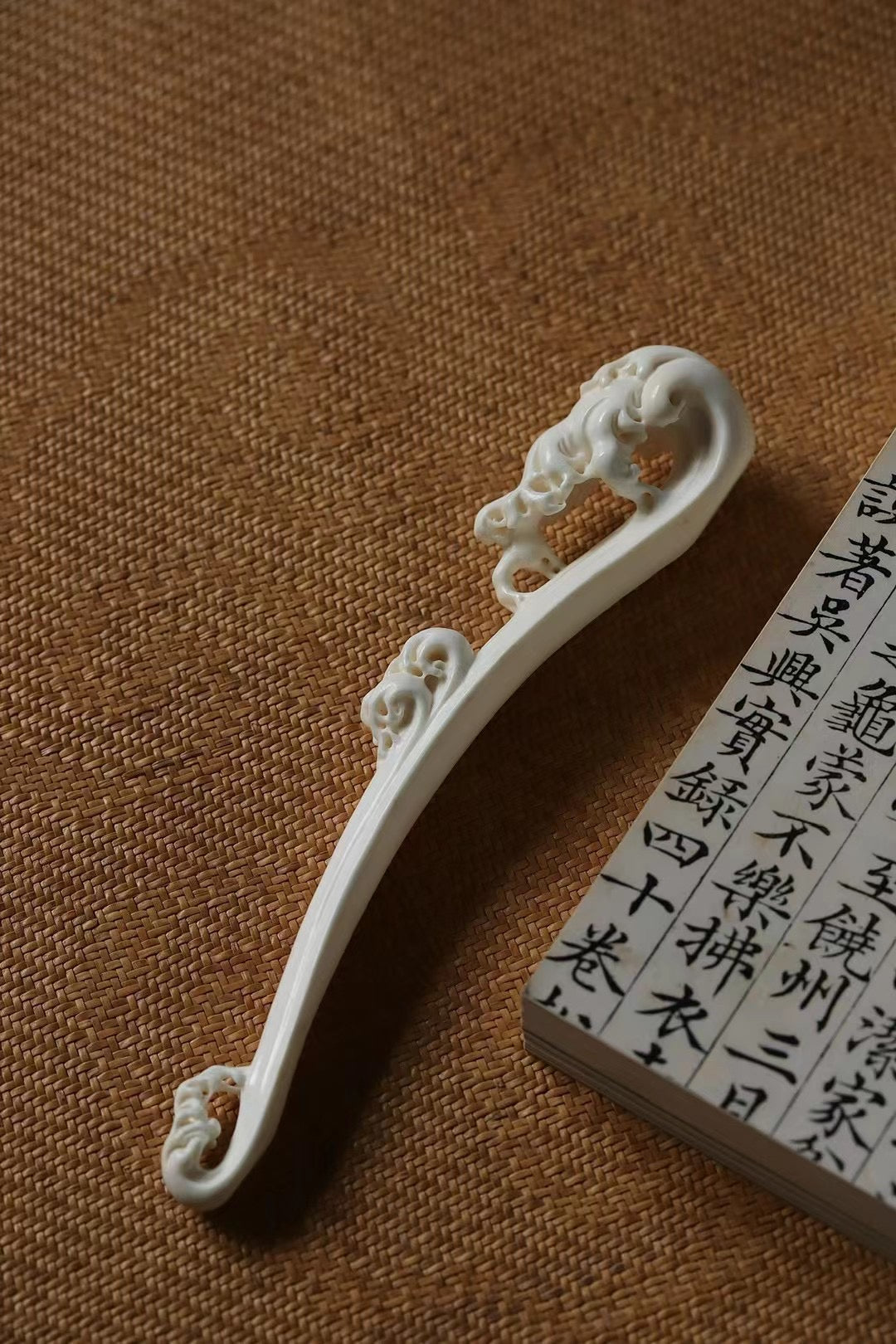 鹿角顺风顺如意笔搁