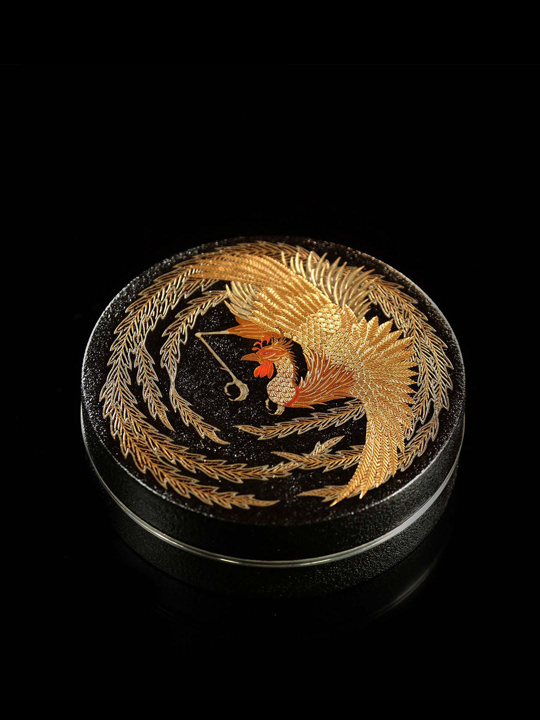 鳳紋茶棗|松山作品