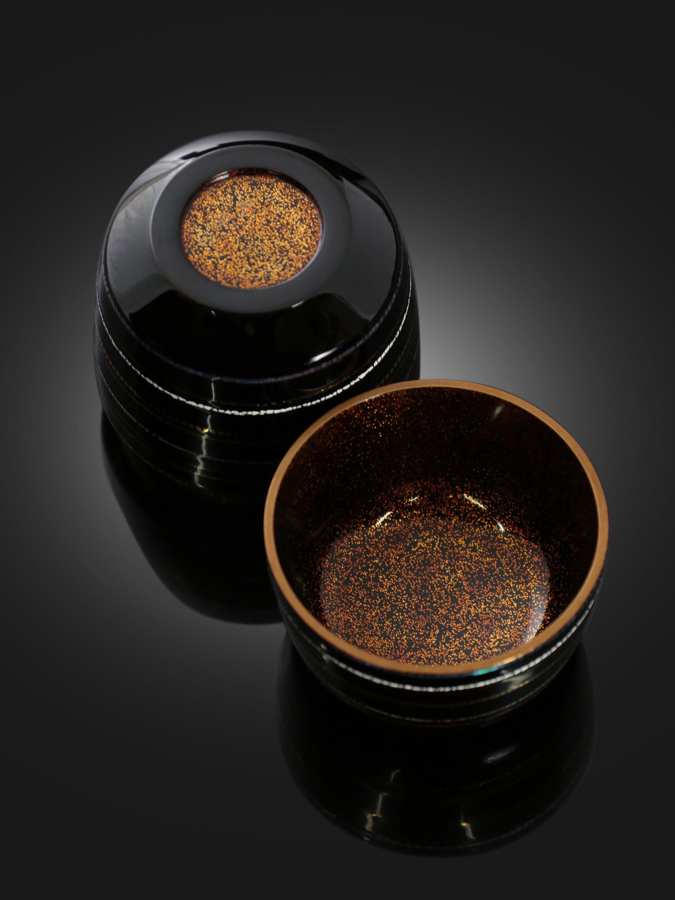 貝殼鑲嵌茶棗|松山作品